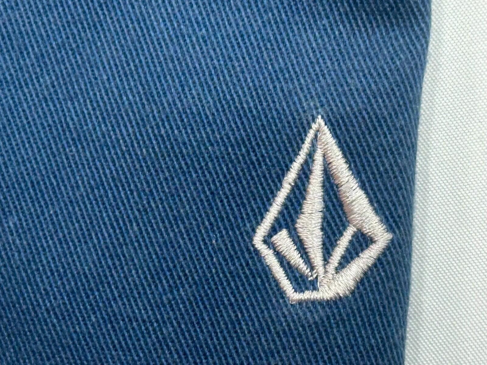 Volcom Volcom Flat Embroidered Cotton/Poly Chinos Blue Mens 42/34 Size US 42 / EU 58 - 8 Thumbnail