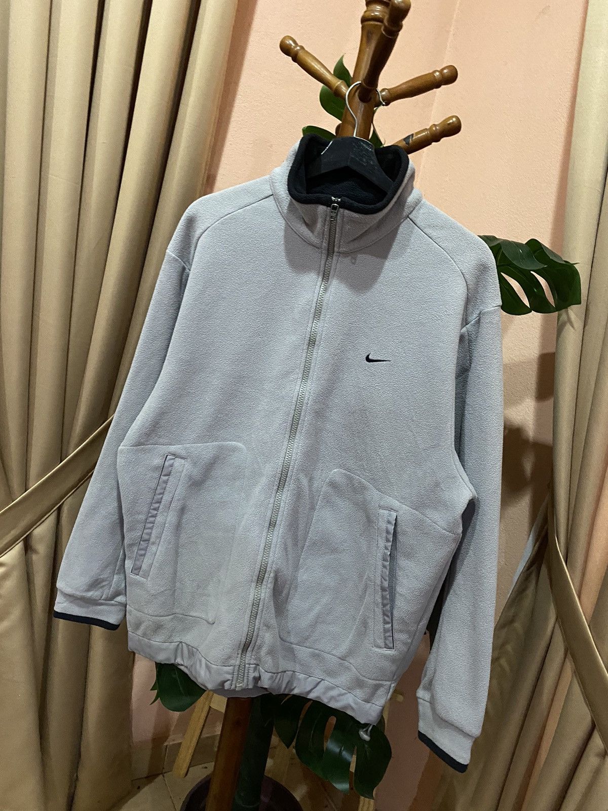 Nike NIKE FULL ZIP FLEECE JACKET - VINTAGE 2000S - MEN’S LARGE Size US L / EU 52-54 / 3 - 2 Thumbnail