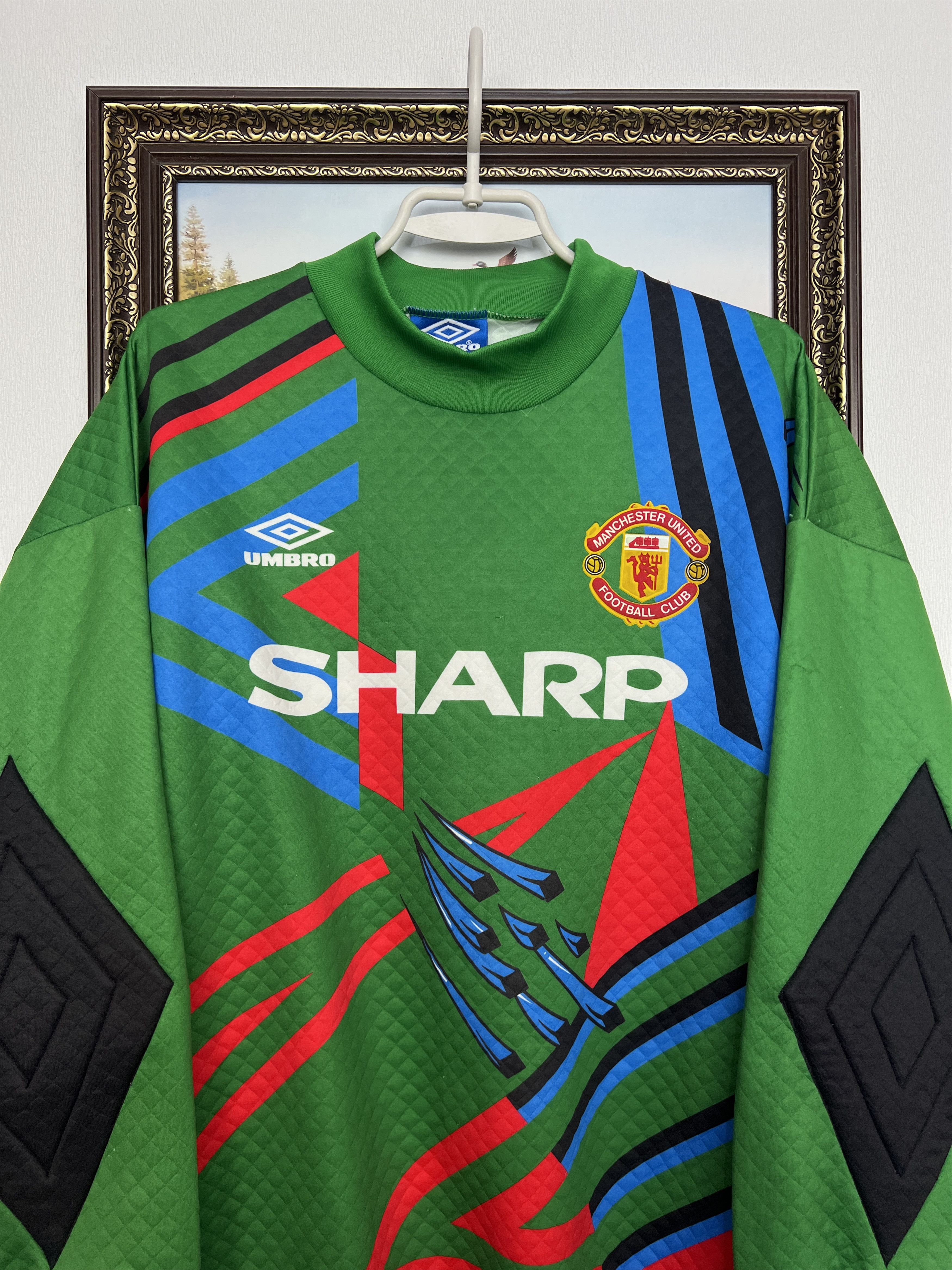 Umbro Manchester United Goalkeeper football shirt Soccer Jersey Size US M / EU 48-50 / 2 - 2 Thumbnail