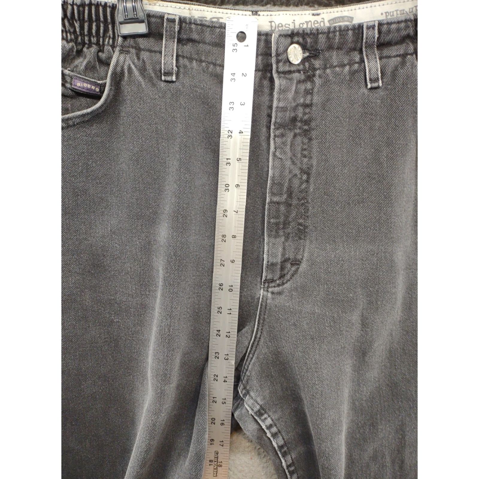 Vintage **VTG Riders High Waist Elastic Waist Mom Jeans Women's Size 18 USA** User: VTG Riders High Waist Elastic Waist Mom Jeans Women's Size 18 USA Size 40" / US 18 - 6 Thumbnail