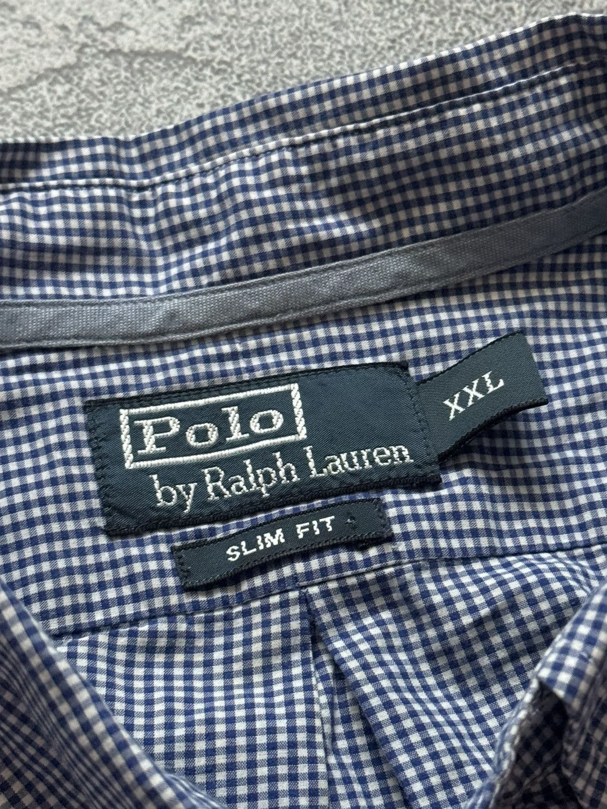 Polo Ralph Lauren × Vintage Polo Ralph Lauren XXL checkered shirt short sleeve polo tee Size US XXL / EU 58 / 5 - 7 Thumbnail