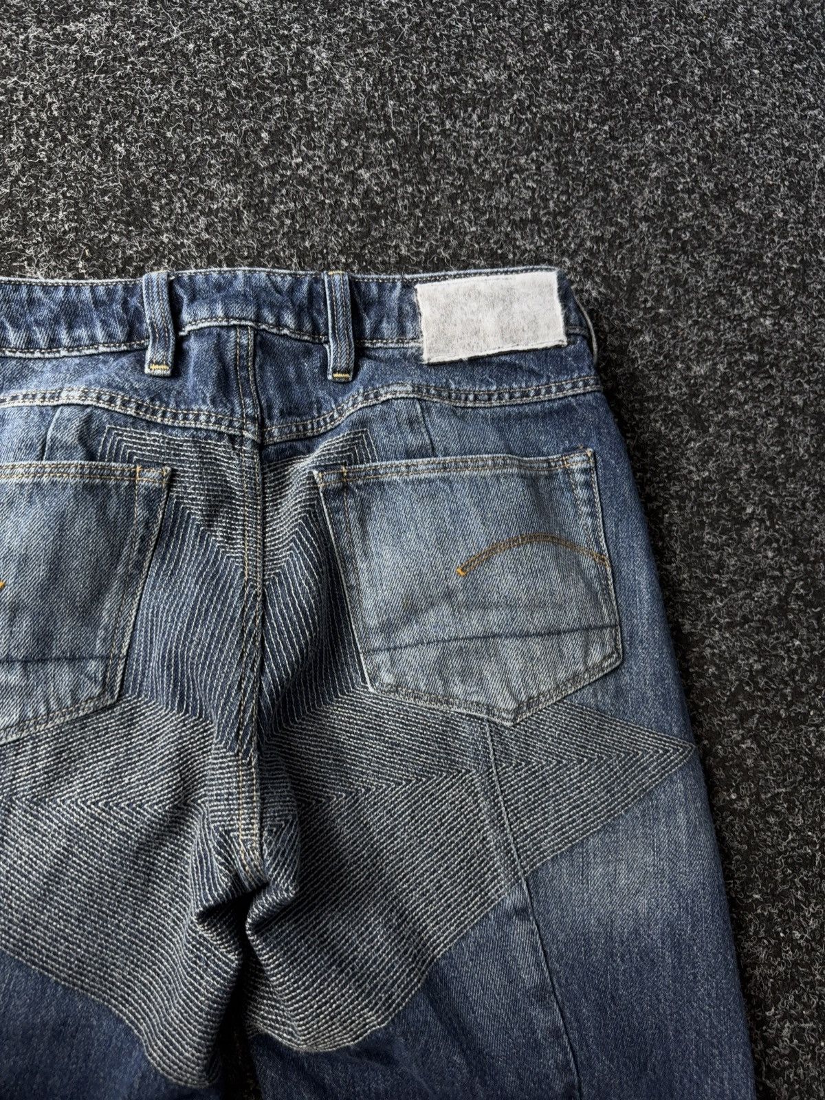 G-Star Vintage Retro Y2K 00s G-Star RAW Denim pants Jeans Size 27" / US 4 / IT 40 - 16 Thumbnail