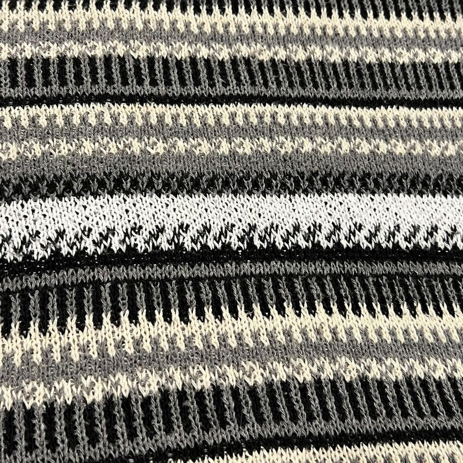 Vintage Vintage Striped Knit Sweater w/ Earthy Tones & Chest Pocket Size US L / EU 52-54 / 3 - 6 Thumbnail