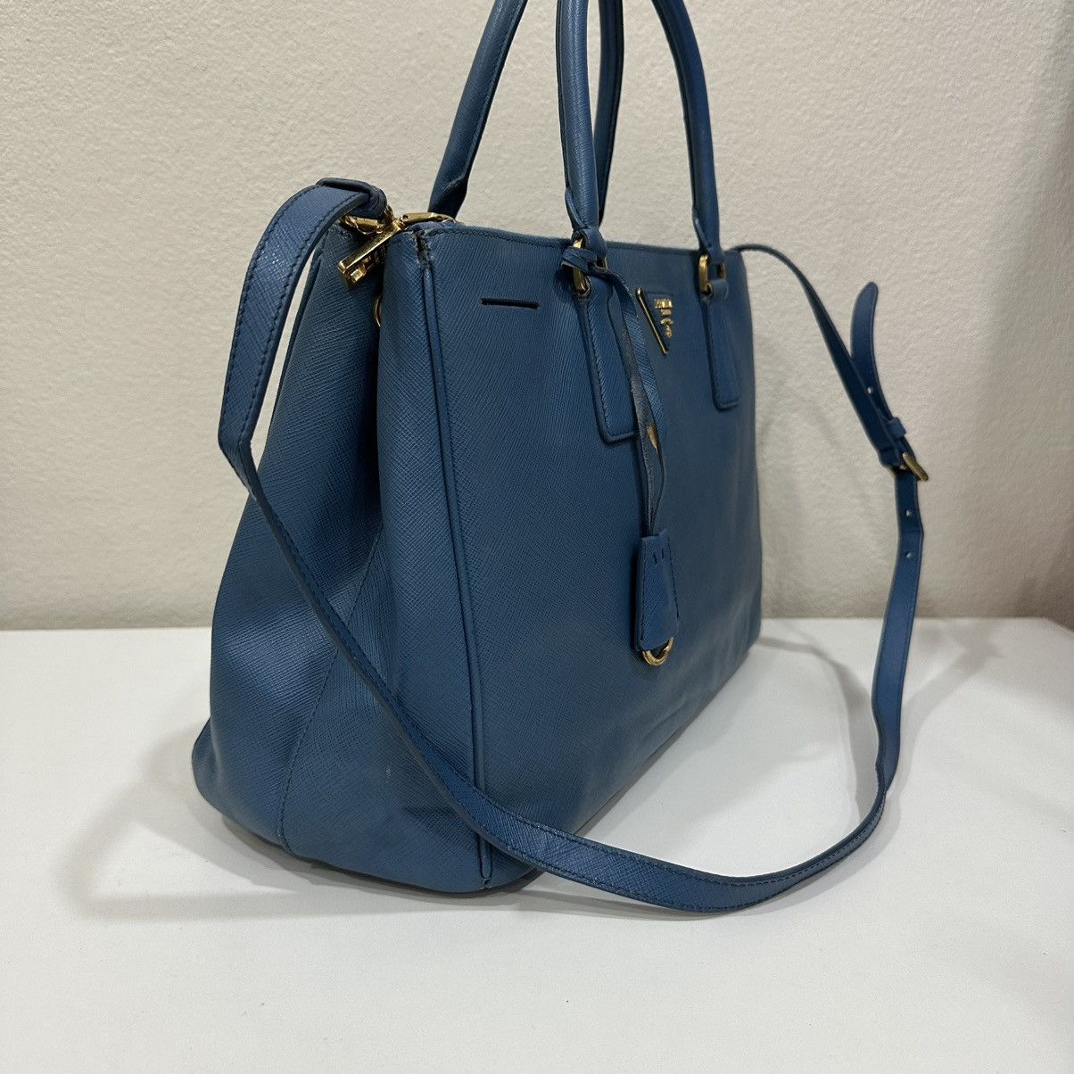 Prada PRADA GALLERIA SATCHEL TWO WAY BAG SAFFIANO LEATHER Size ONE SIZE - 4 Thumbnail