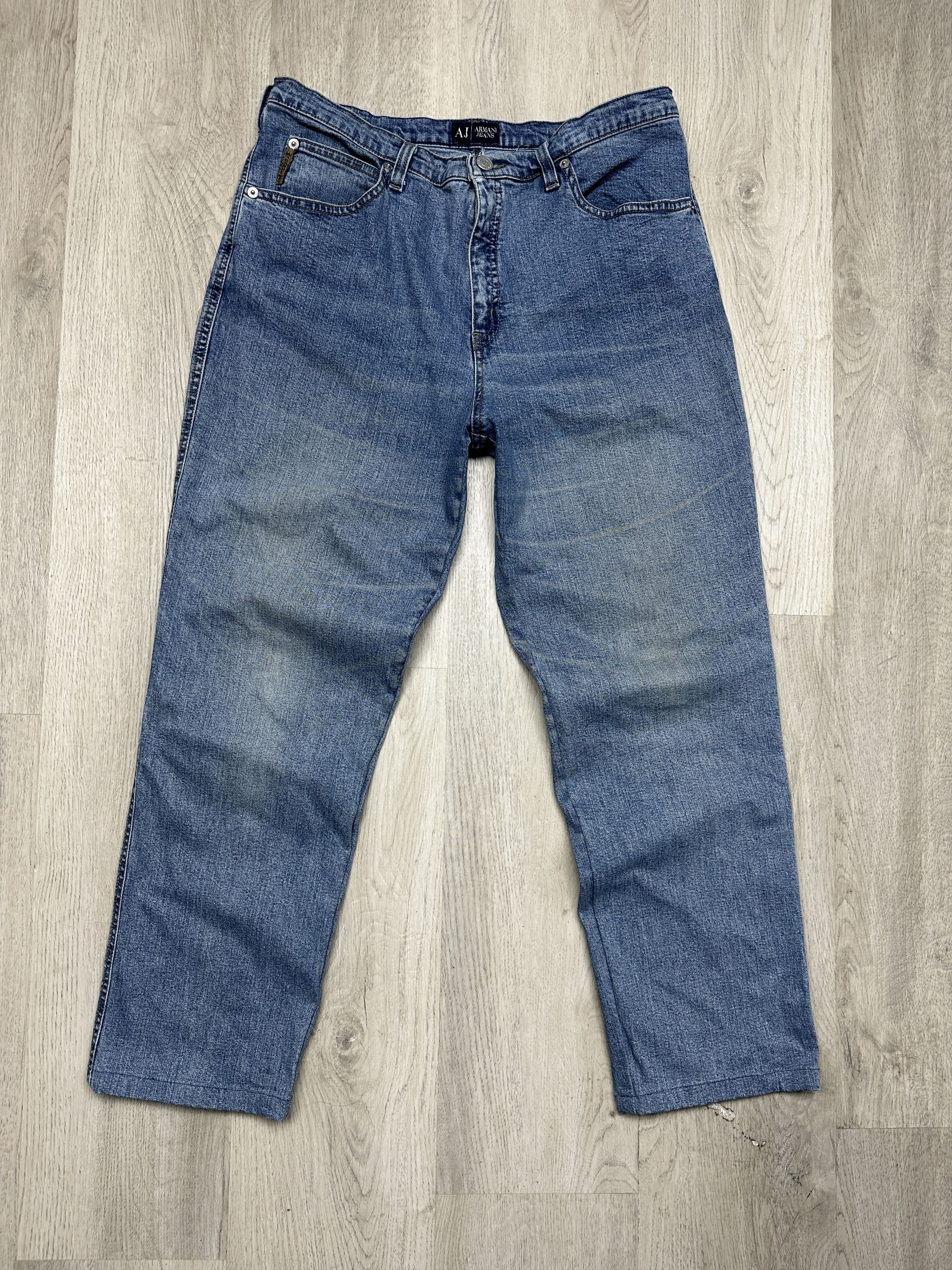 Armani Armani Jeans 90s Vintage Mens Denim Pants Jeans Size US 33 - 5 Thumbnail