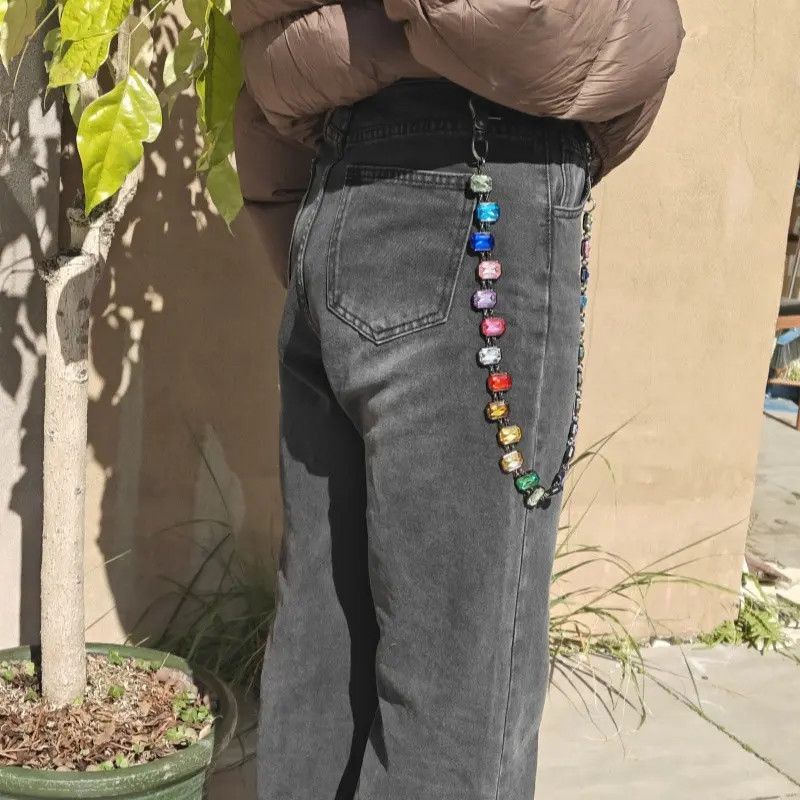 Jewelry Multicolor Waist Wallet Chain Size ONE SIZE - 7 Thumbnail