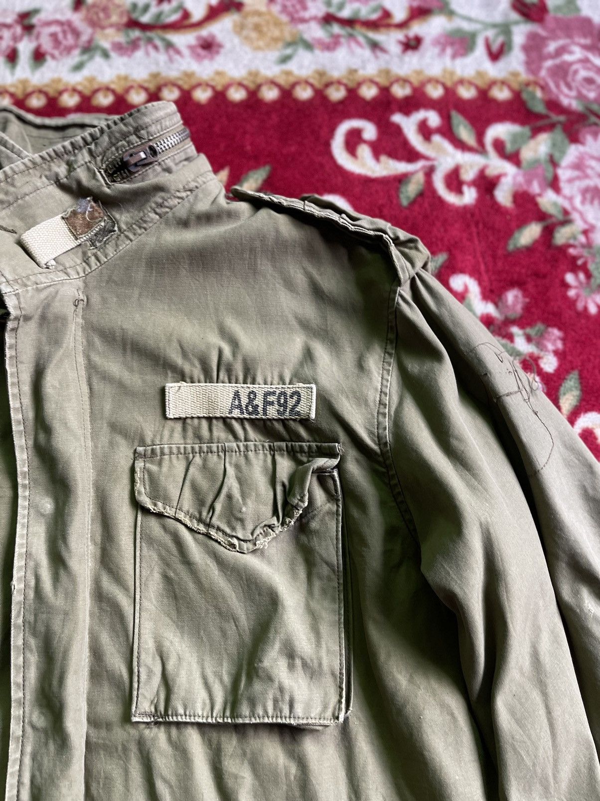 Abercrombie & Fitch Vintage Abercrombie Fitch Military Jacket Size US L / EU 52-54 / 3 - 5 Thumbnail
