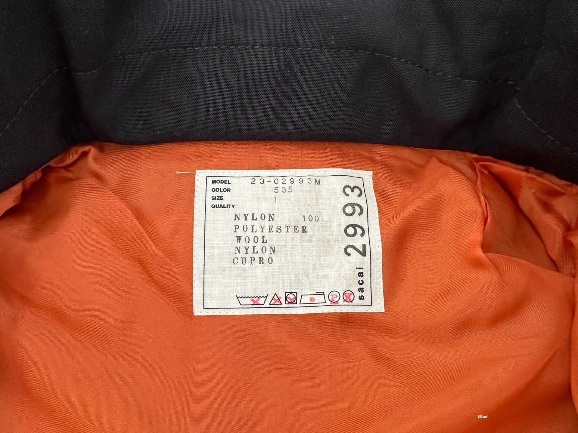 Sacai Sacai 23SS Nylon Twill Vest Size US S / EU 44-46 / 1 - 4 Thumbnail