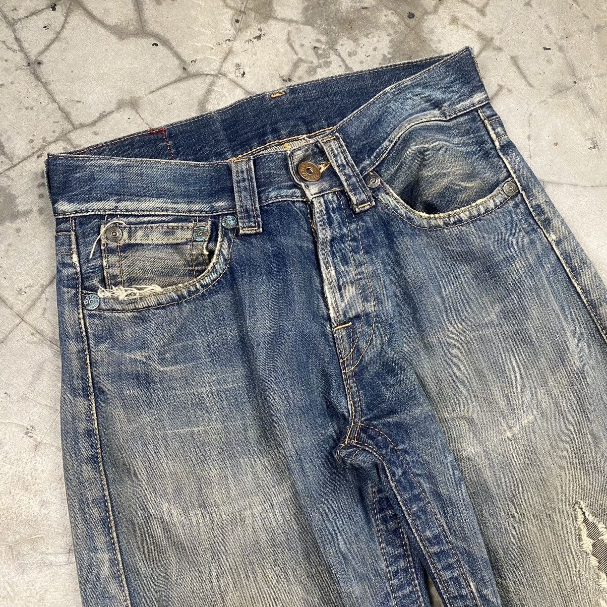Replay × Vintage y2k Replay Distressed Rugged Wide Jeans Size US 31 - 4 Thumbnail