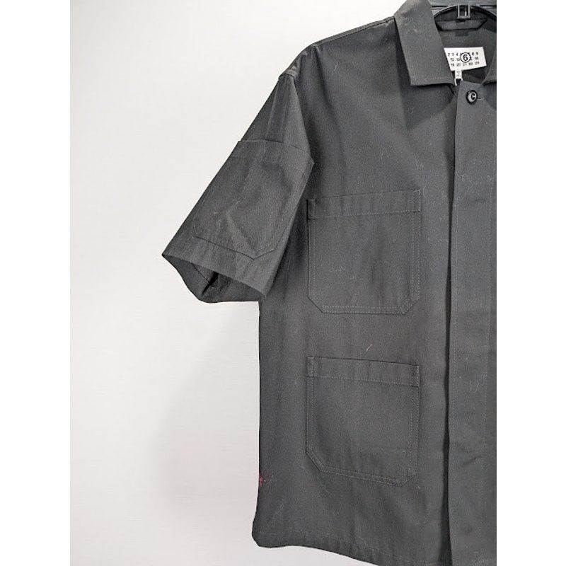 Maison Margiela o1rshd1 Short-sleeved Shirt in Black Size US M / EU 48-50 / 2 - 5 Thumbnail