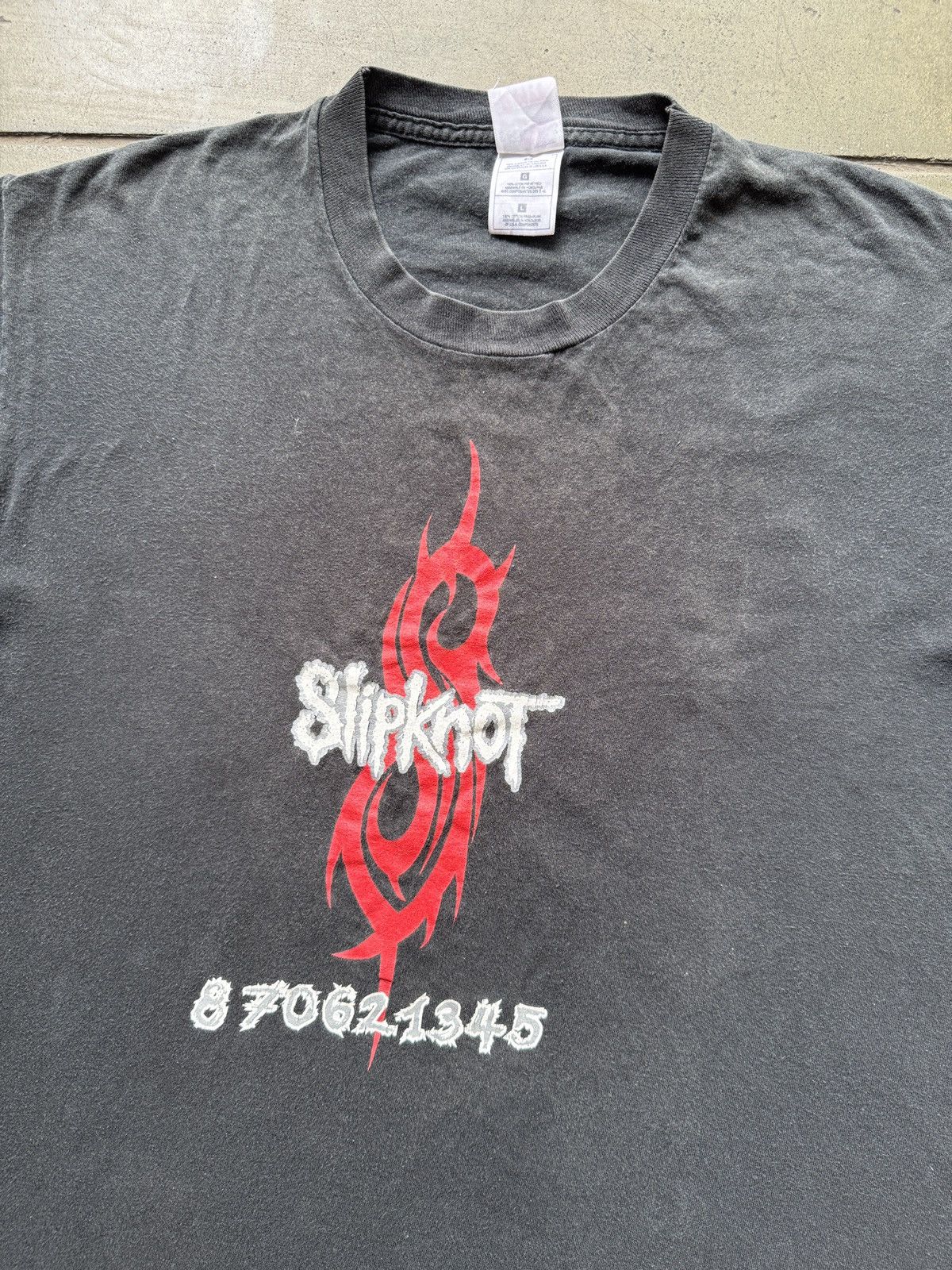 Vintage 1999 Slipknot Band Tee Shirt 870621345 Nirvana Sonic Youth Size US L / EU 52-54 / 3 - 3 Thumbnail