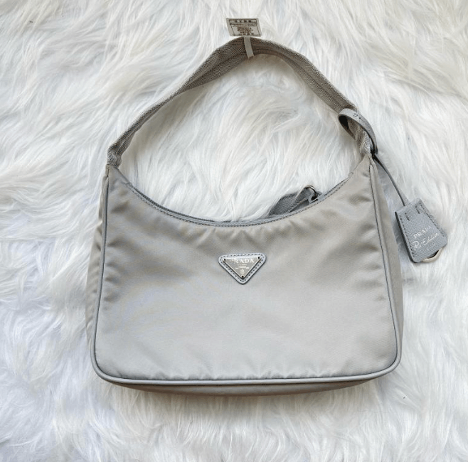 Prada Prada Women's Underarm Handbag, Cornflower Blue Size ONE SIZE - 1 Thumbnail