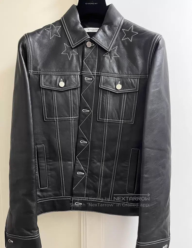 Givenchy Givenchy Lamb Leather Shirt Jacket Size US M / EU 48-50 / 2 - 2 Thumbnail