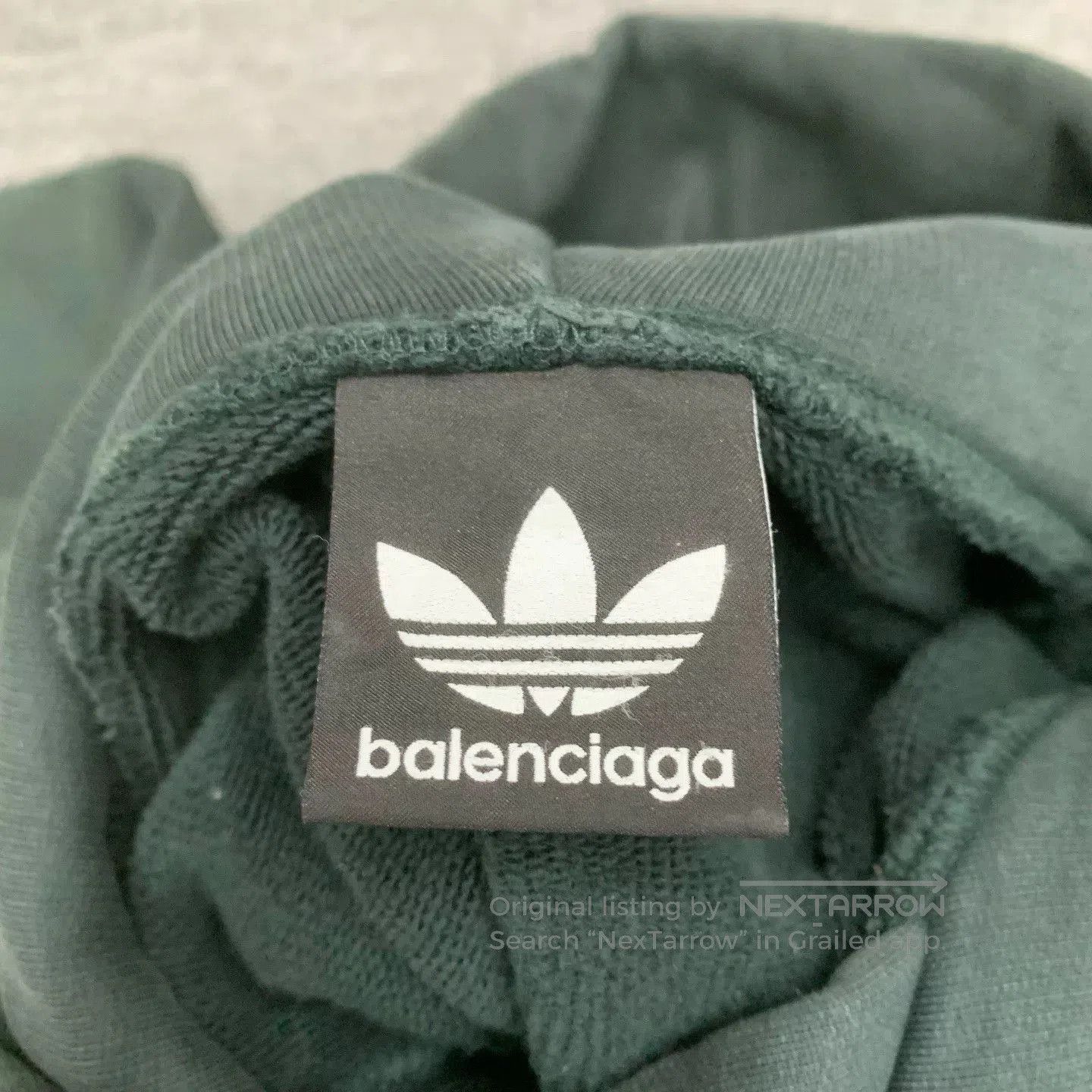 Balenciaga Balenciaga x Adidas Green Logo Hoodie. Size US S / EU 44-46 / 1 - 4 Thumbnail