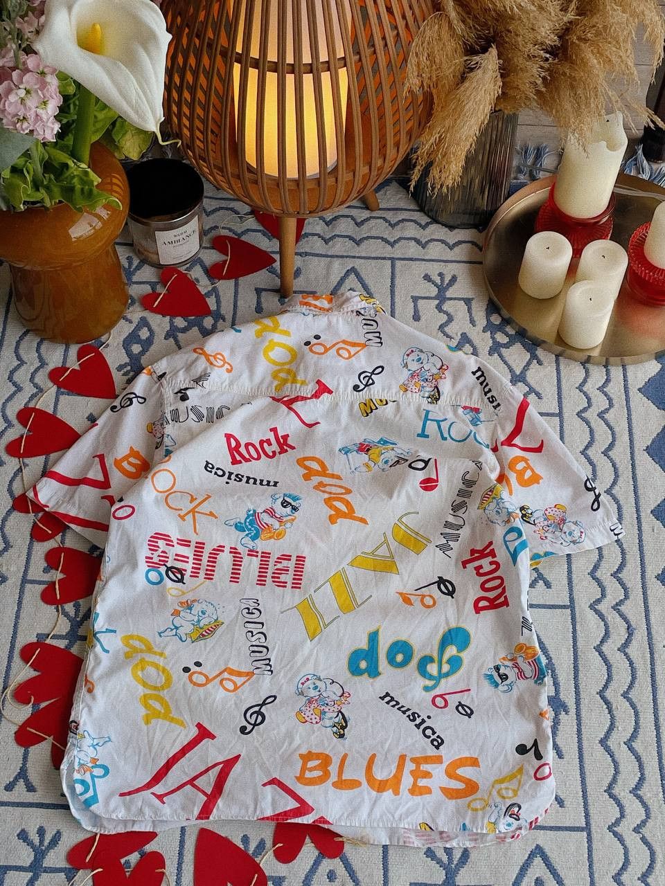 Moschino Vintage Moschino Milano Shirt Music Print Italy 90s Size US M / EU 48-50 / 2 - 2 Thumbnail