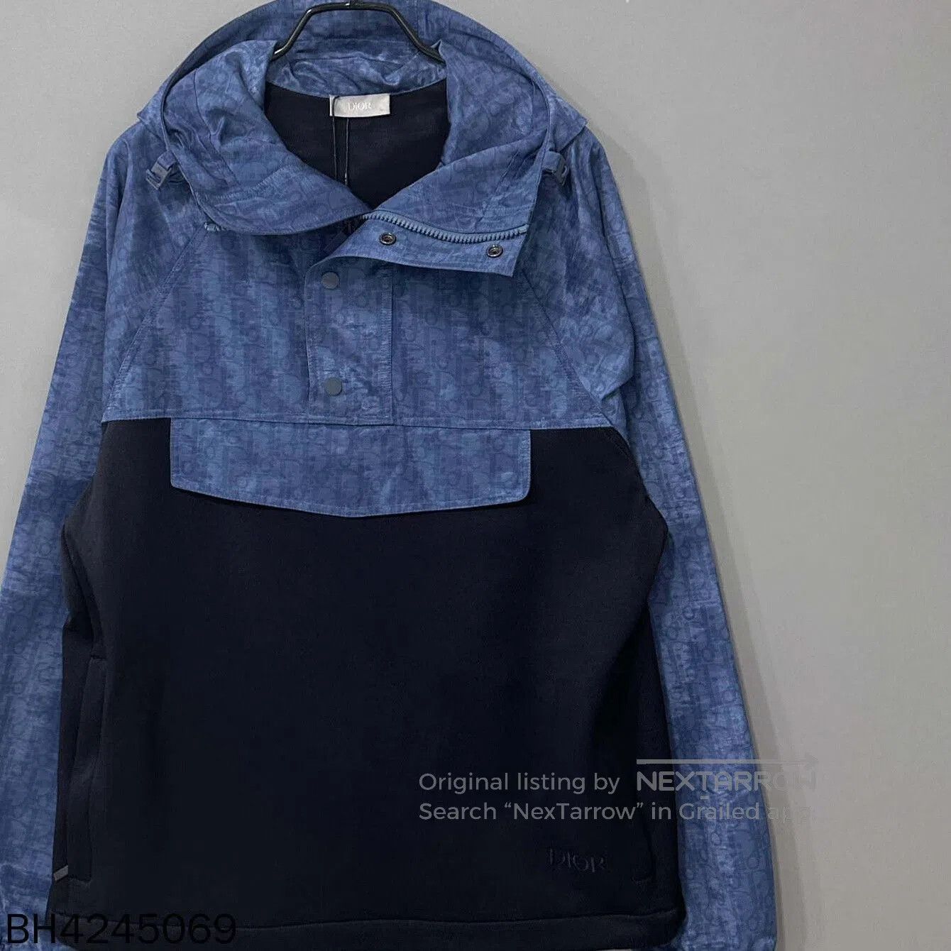 Dior black and blue logo printed jacket Dior. Size US XS / EU 42 / 0 - 6 Thumbnail