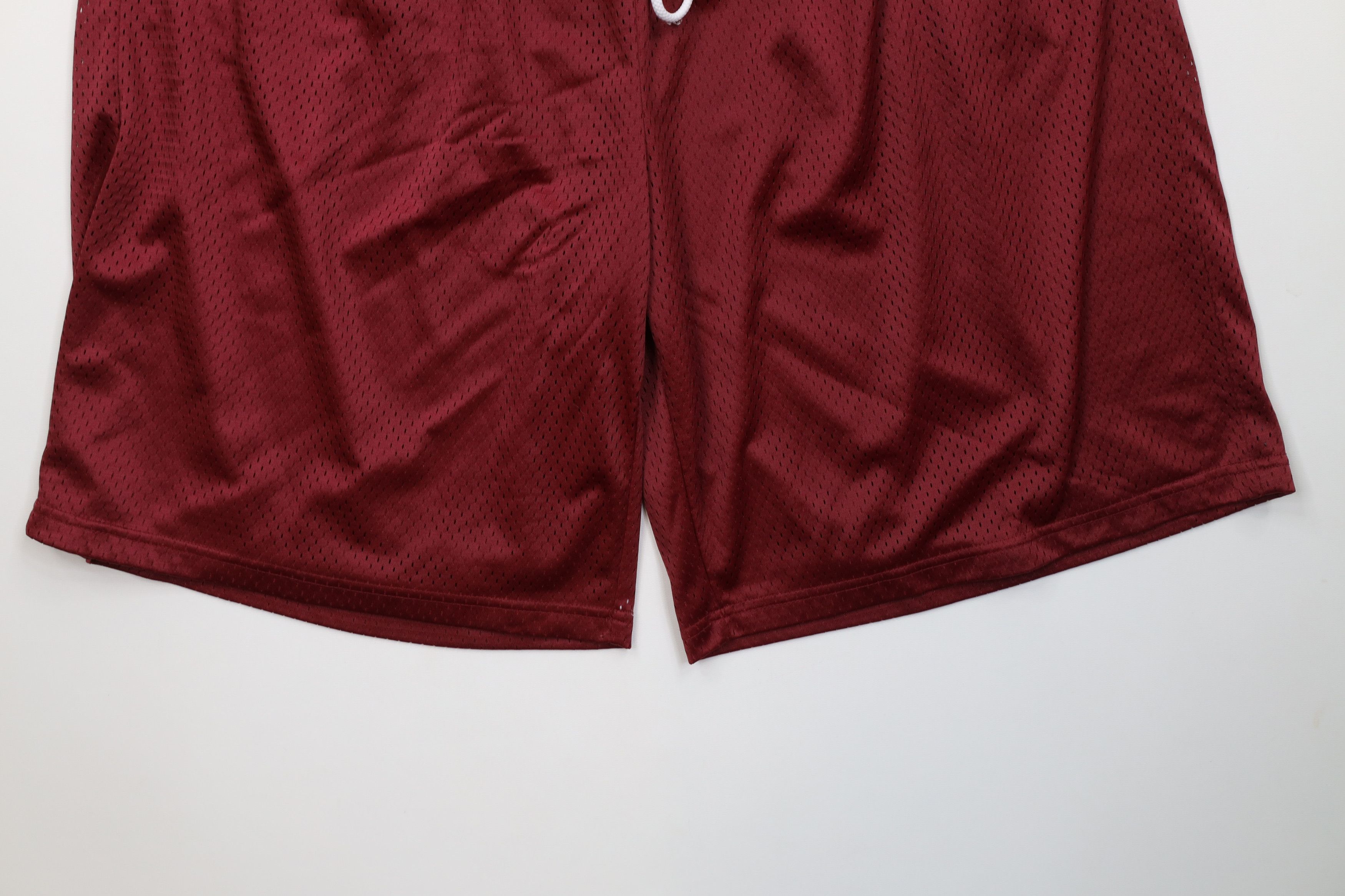 Champion Vintage Champion Mesh Gym Basketball Shorts Red Polyester Size US 38 / EU 54 - 4 Thumbnail