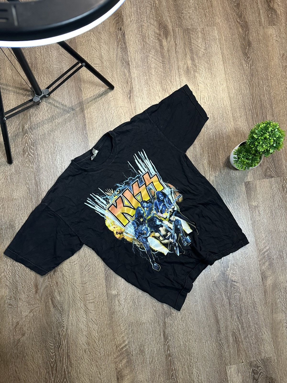 Band Tees Vintage Kiss World Domination With Fireworks T 2004 Rockwear Size US S / EU 44-46 / 1 - 1 Thumbnail