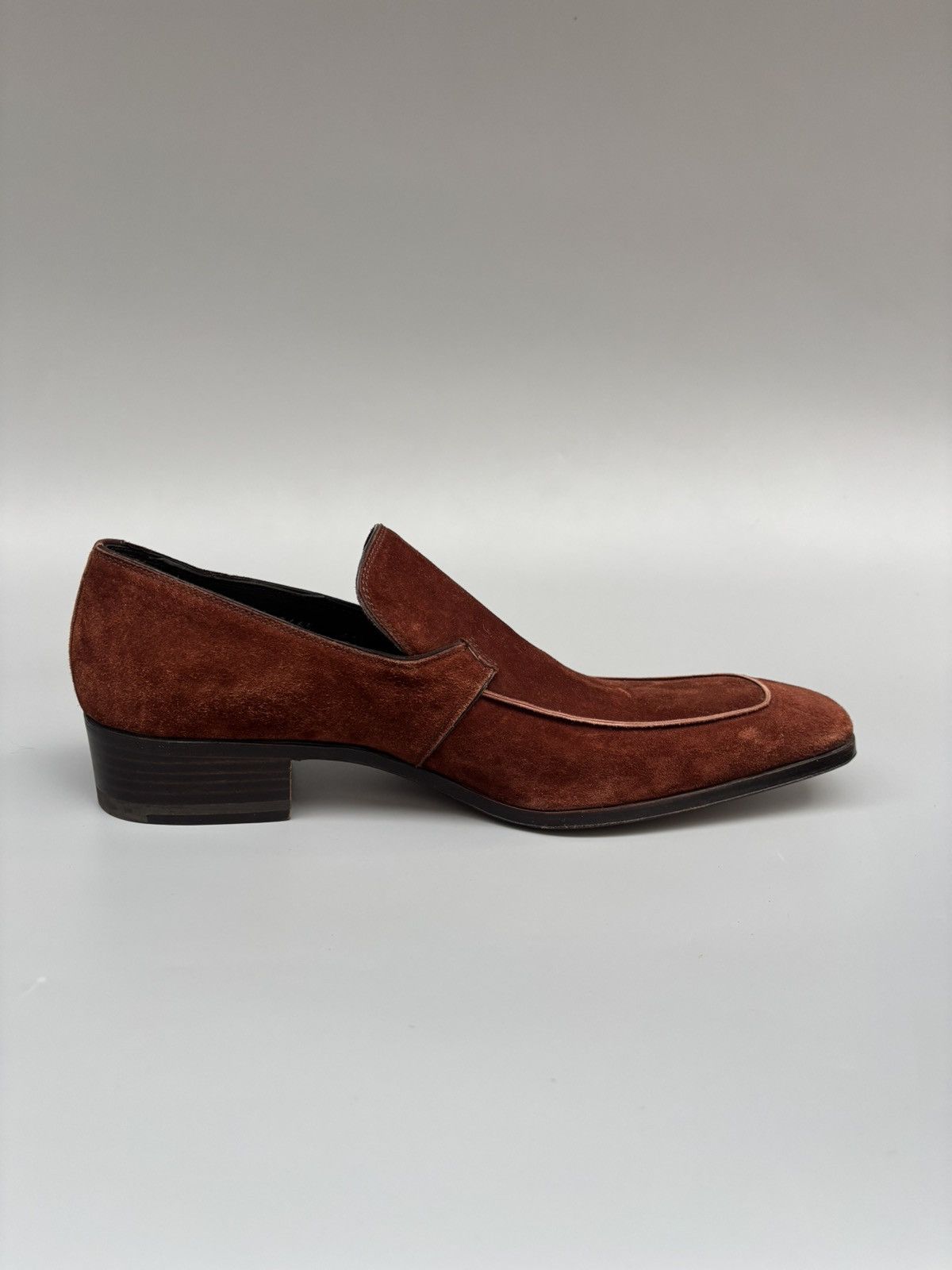 Yves Saint Laurent Yves Saint Laurent- Rive Gauche Tom Ford Era- Suede Loafers Size US 9 / EU 42 - 5 Thumbnail