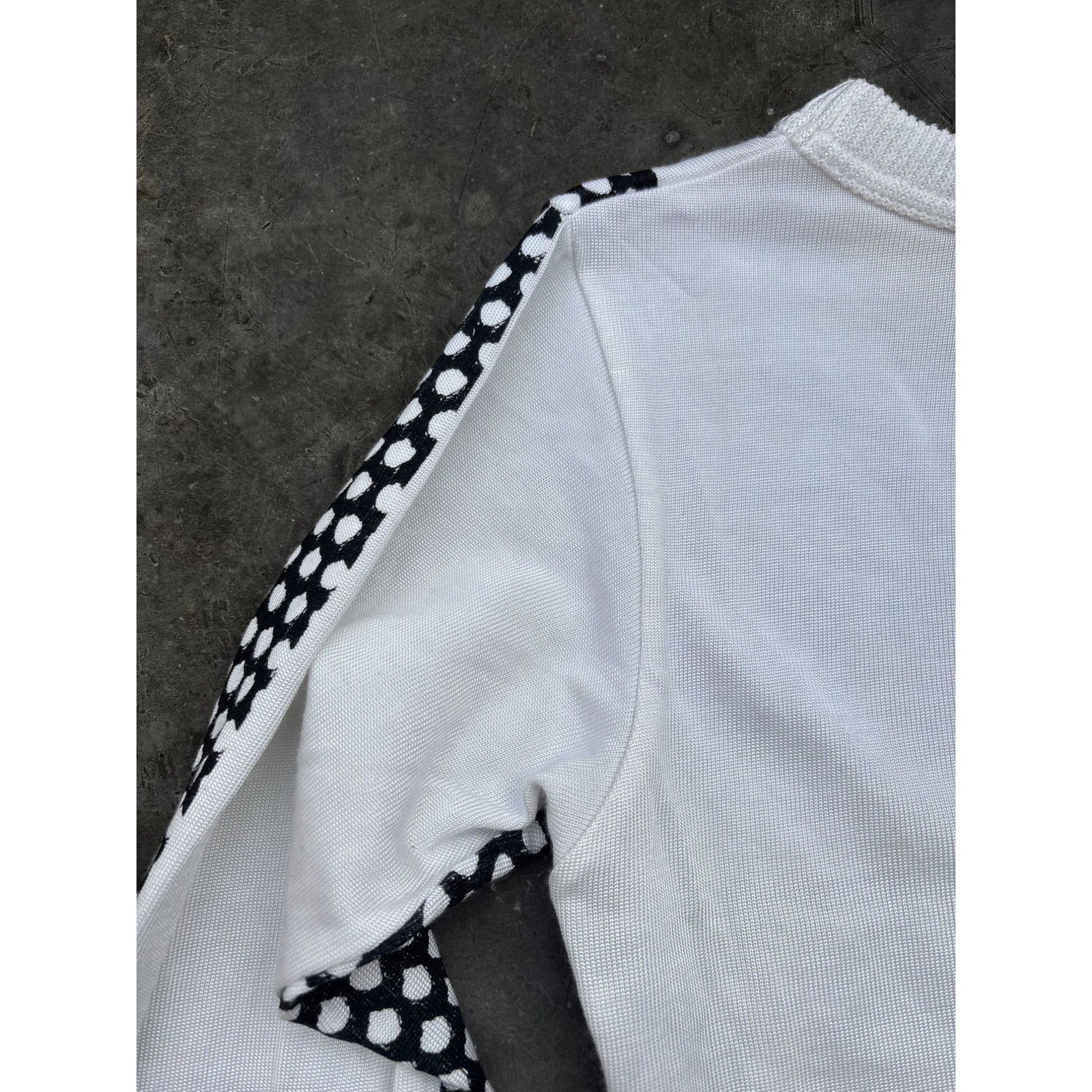 Vaquera Vaquera Rare Trompe LOeil Knit Top White & Black Size S Size S / US 4 / IT 40 - 7 Thumbnail