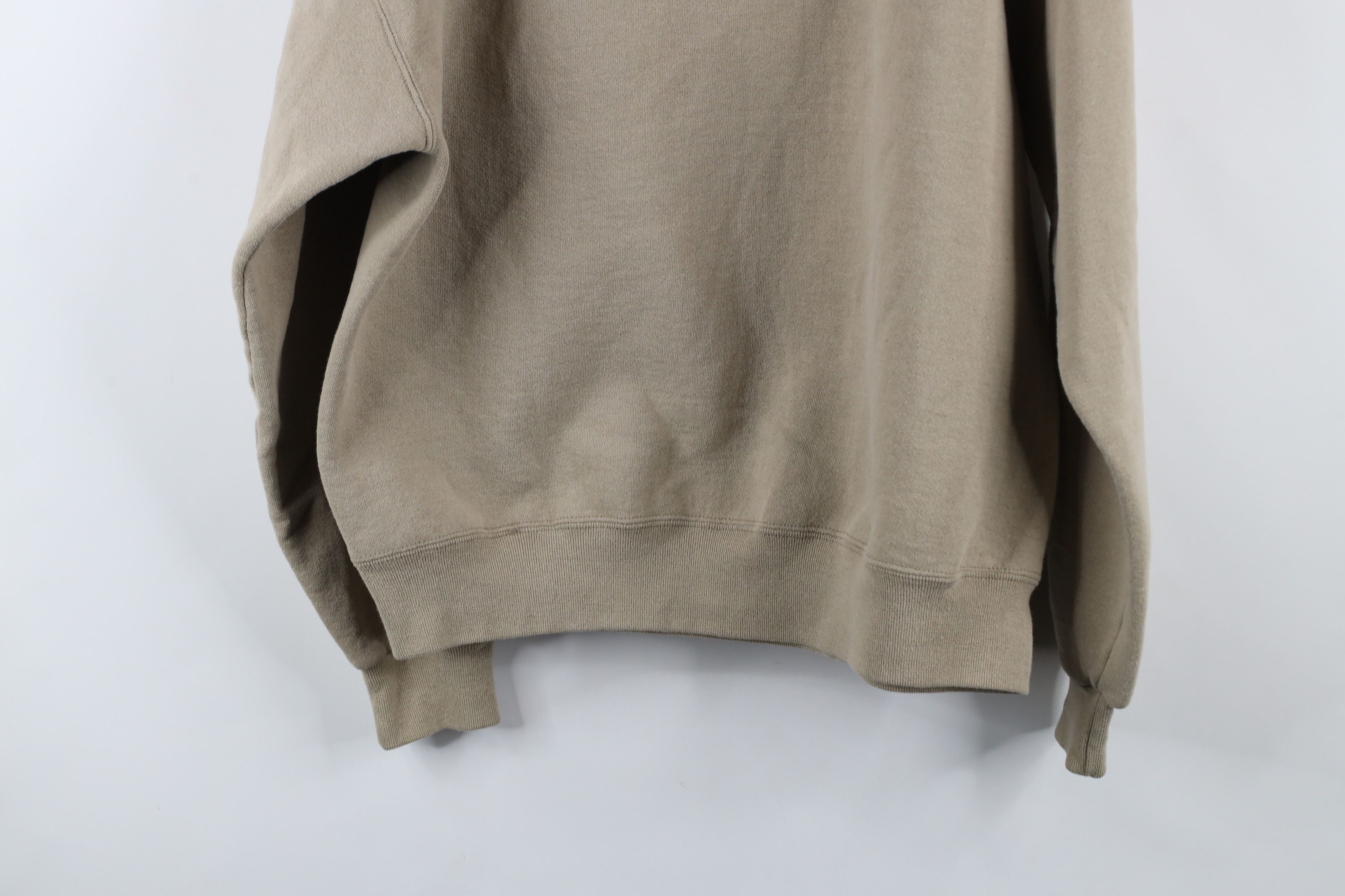 Russell Athletic × Vintage Vintage 90s Russell Athletic Blank Crewneck Sweatshirt Beige Size US XL / EU 56 / 4 - 14 Thumbnail