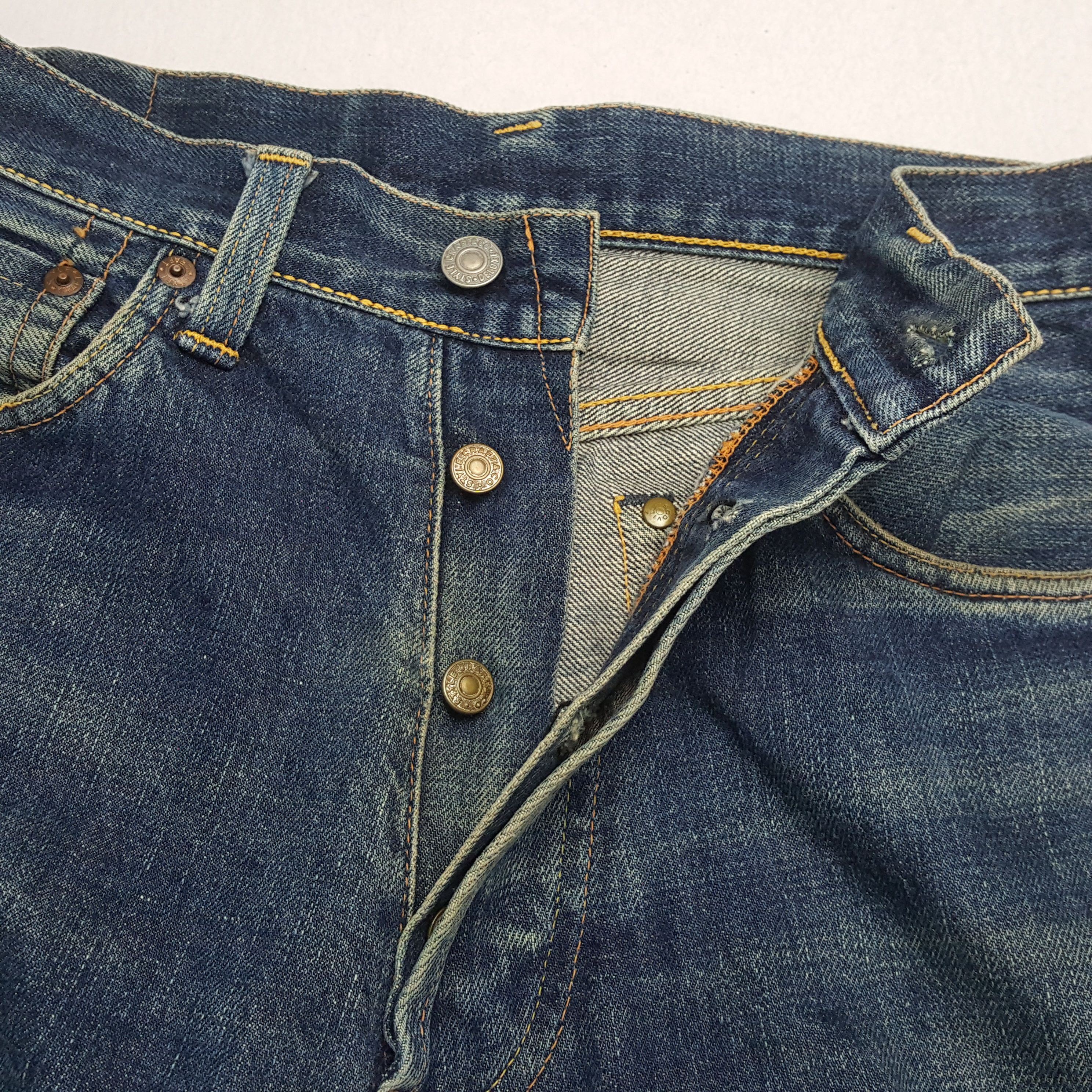 Evisu × Japanese Brand × Vintage EVIS Japanese Brand Streetwear Custom Daicock Jeans Size US 28 / EU 44 - 12 Thumbnail
