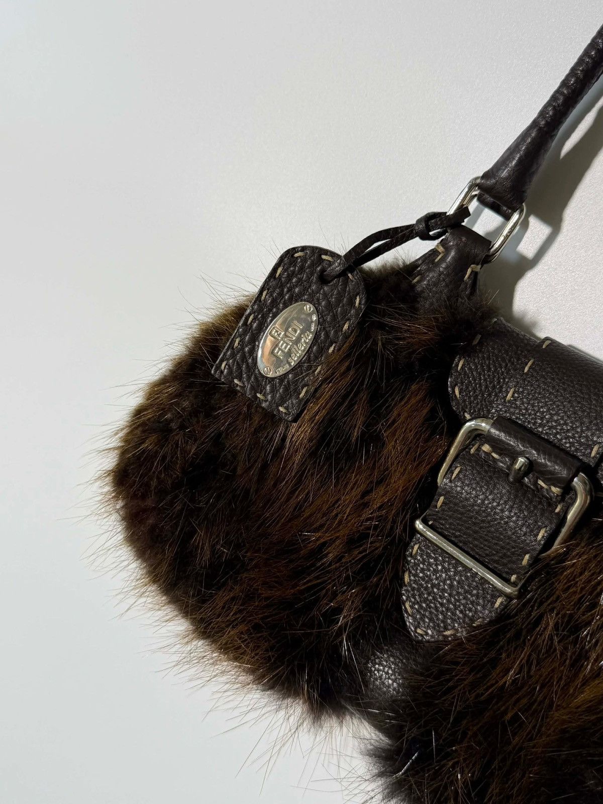 Fendi Fendi Selleria Fur Shoulder Bag Size ONE SIZE - 6 Thumbnail