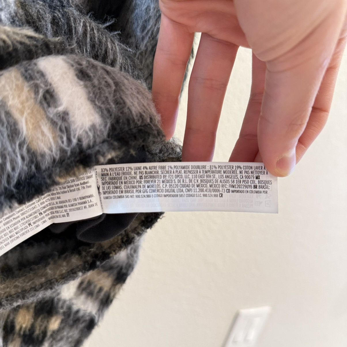 Forever 21 Forever 21 Men's Jacket Plaid Brushed Mohair Size Small Size US S / EU 44-46 / 1 - 6 Thumbnail