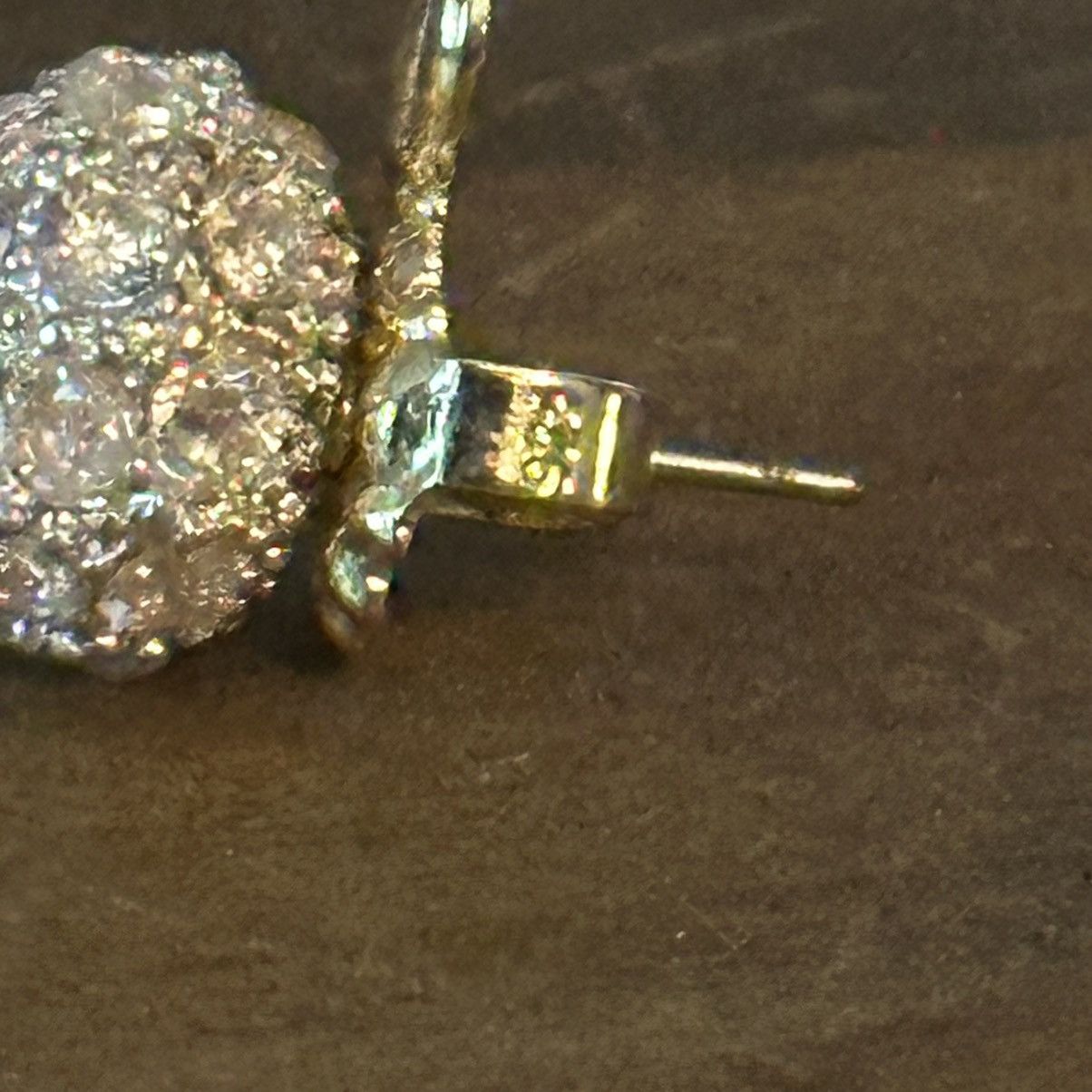 Other Paved crystal ball post earrings Size ONE SIZE - 5 Thumbnail