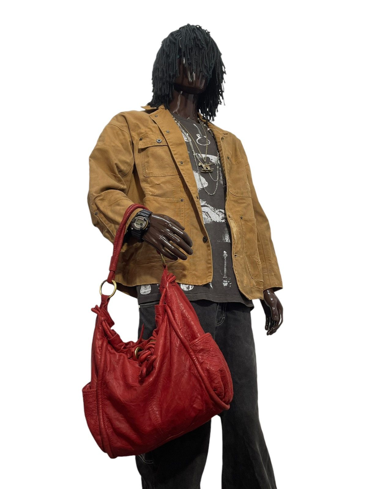 Genuine Leather Full Leather Chez Toi Tote Shoulder Bag 1🟩1 Size ONE SIZE - 5 Thumbnail