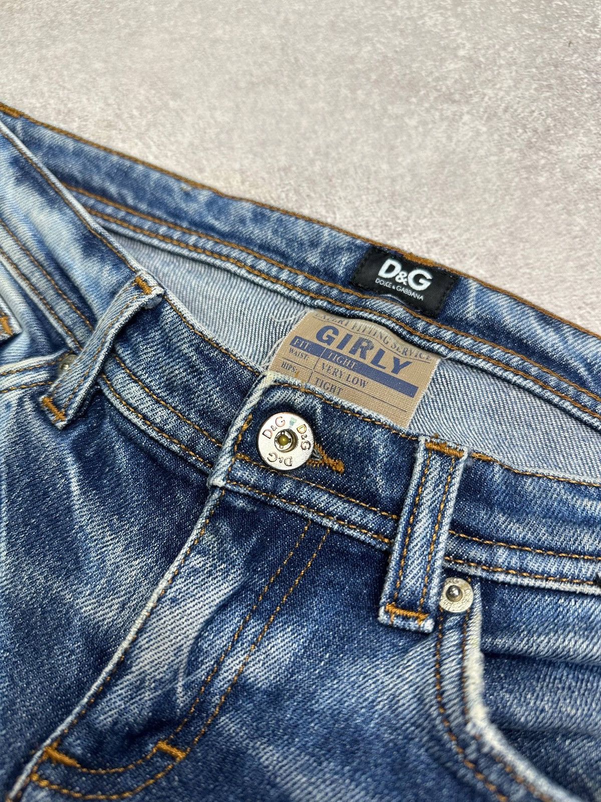 Dolce & Gabbana Vintage Dolce Gabbana Womans Flared Bleached Pants 26 Size 26" / US 2 / IT 38 - 8 Thumbnail