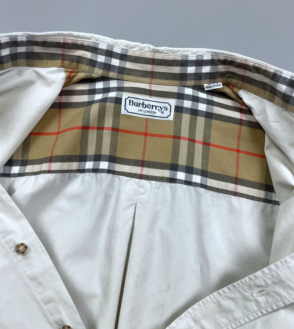 Burberry Vintage Burberry's London Pocket LS Nova Check Shirt Size XL Size US XL / EU 56 / 4 - 11 Thumbnail