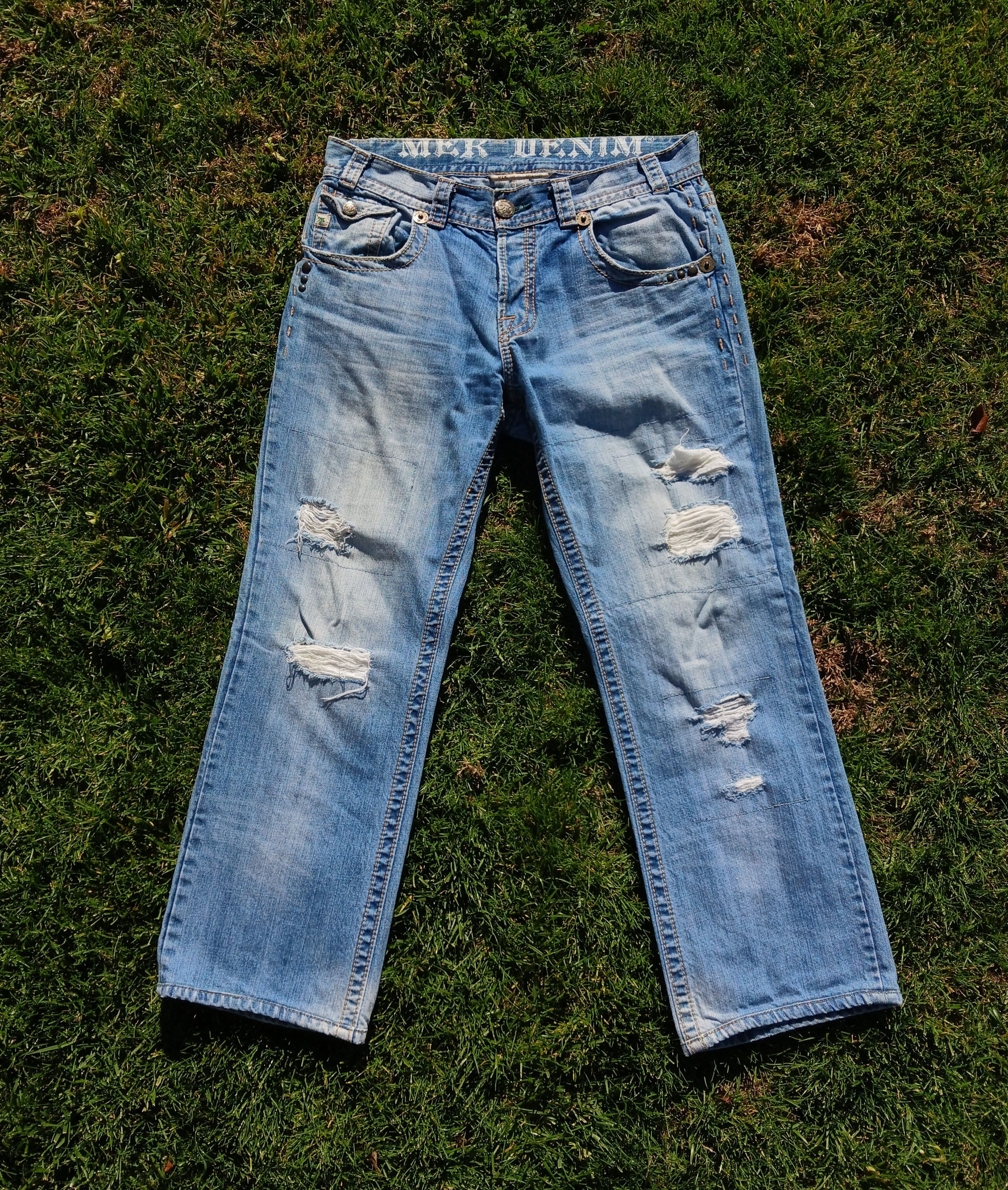 Jean MEK Denim Wilshire - Coupe Droite (Straight), 100% Coton, Entrejambe 34, Neuf Avec étiquette