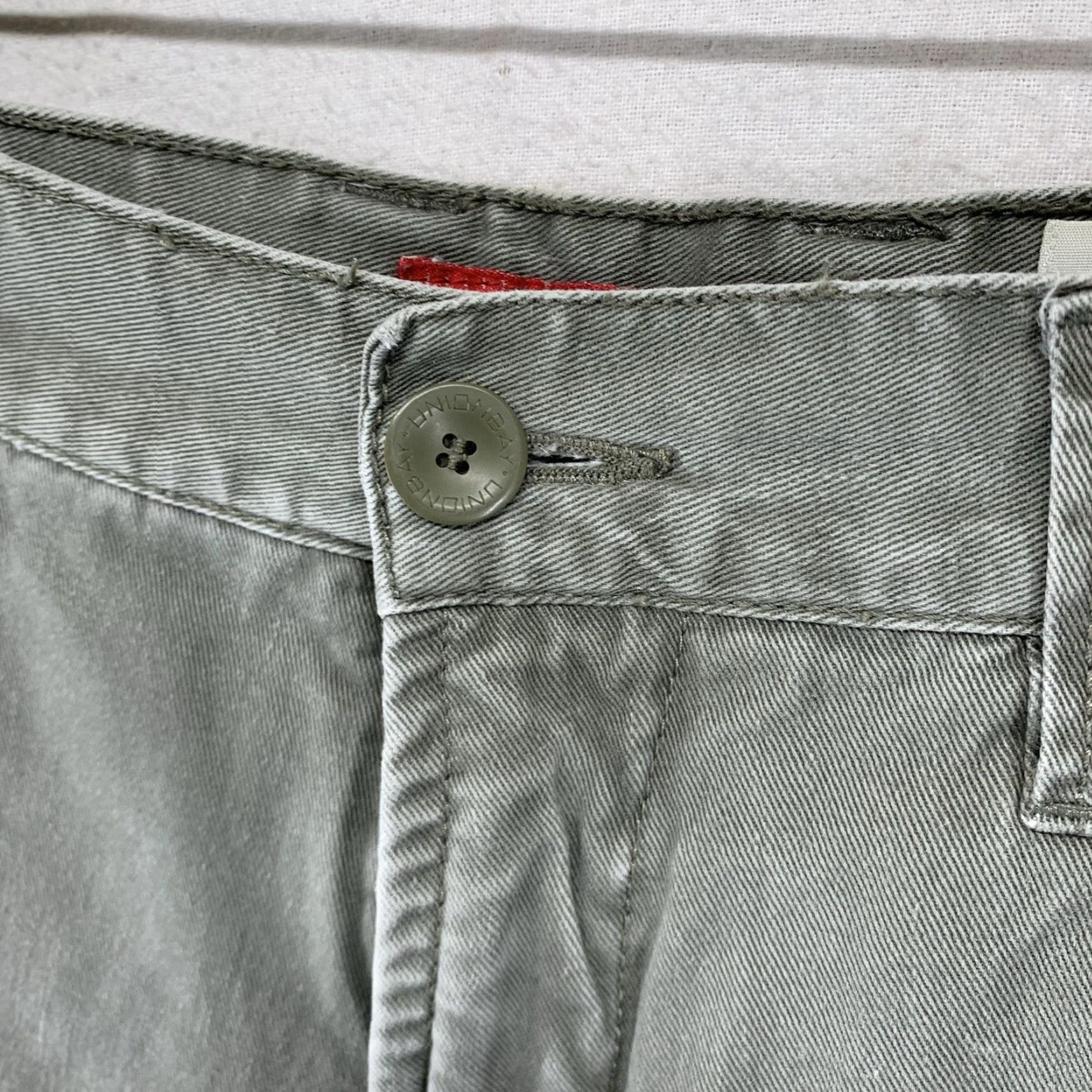 Vintage VINTAGE Union Bay Shorts Men 34 Cargo Cargo Shorts 90s Grunge Skater Wide Leg Green Size US 34 / EU 50 - 7 Thumbnail