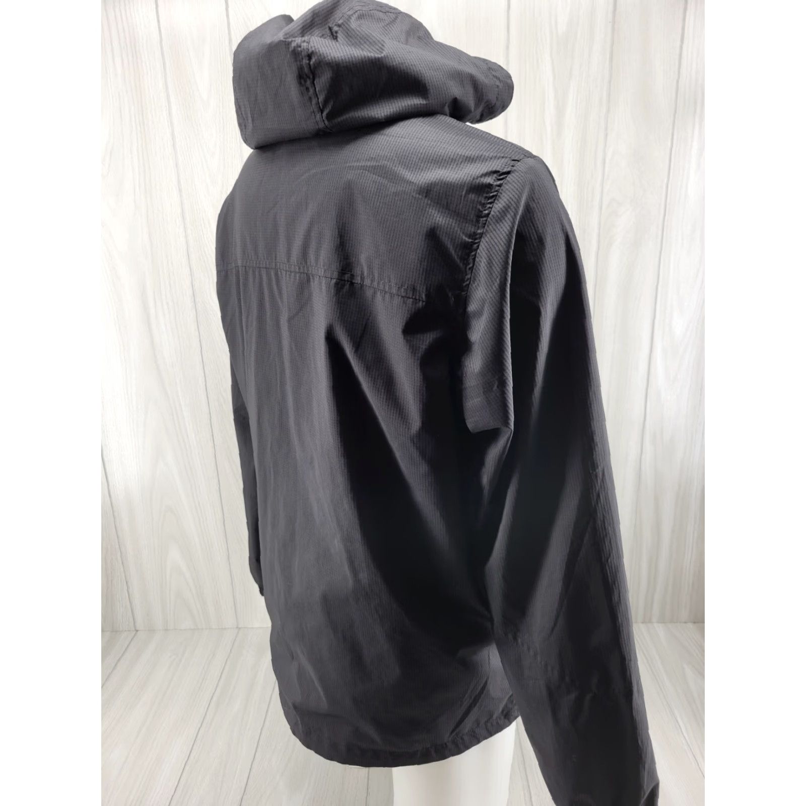 Vintage Gerry Jacket Hooded Windbreaker Men’s Black Medium Size US M / EU 48-50 / 2 - 6 Thumbnail