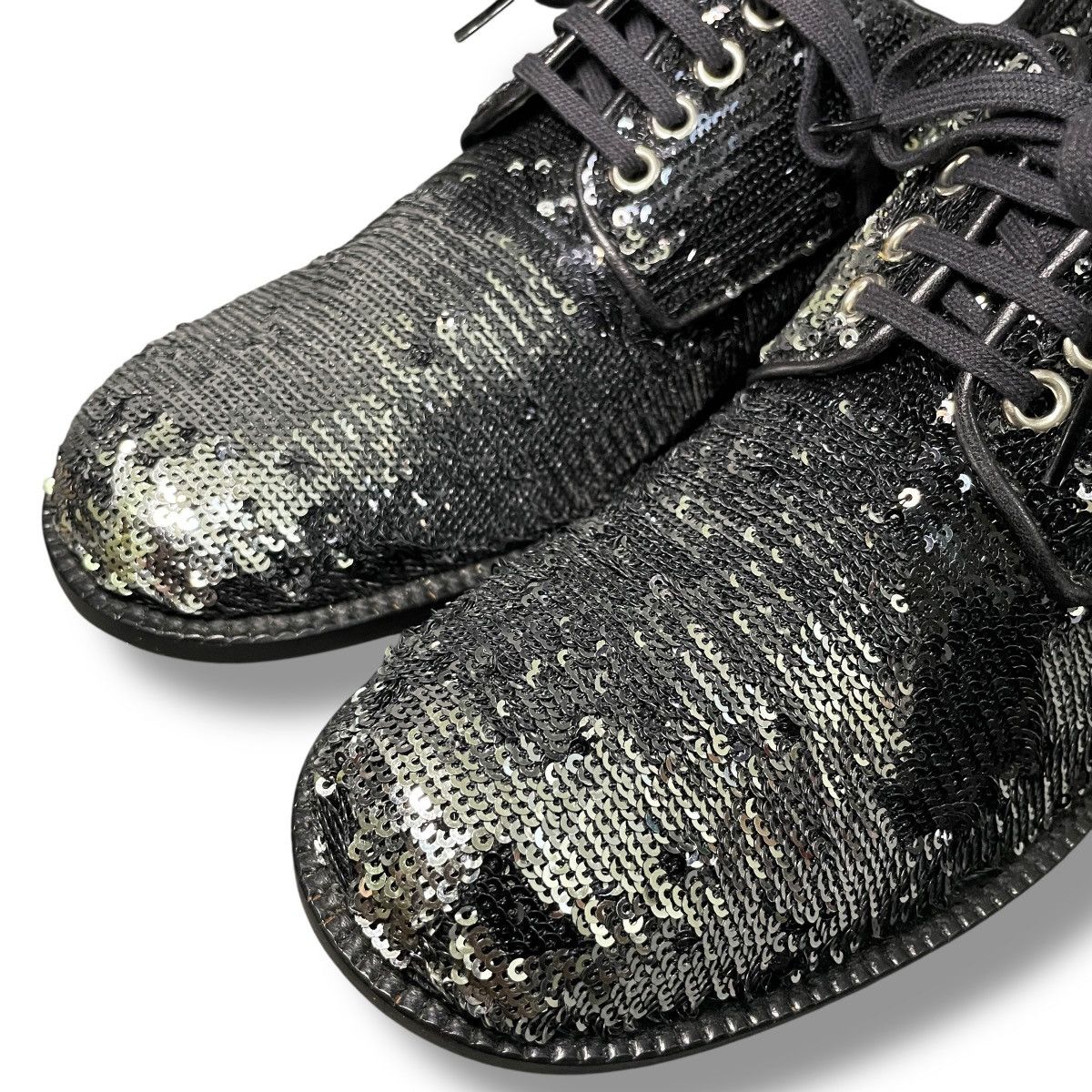 Junya Watanabe ARCHIVE Junya Watanabe F/W04 RTW Runway Sequined Derby Size US 8 / IT 38 - 11 Thumbnail