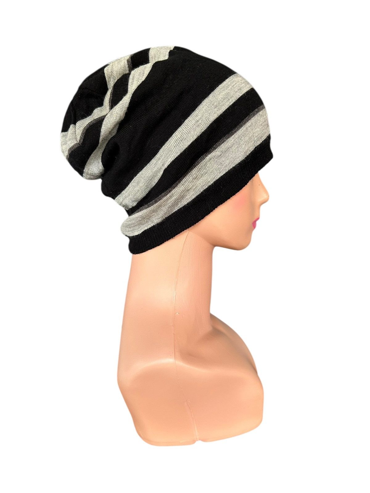 Japanese Brand × Kapital × Vintage Stripe Japanese Brand Uniqlo Beanie Hats Size ONE SIZE - 2 Thumbnail