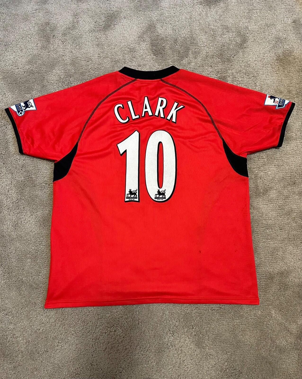 Puma Clark #10 Puma Fulham 2003-04 3R Shirt Football Shirt Jersey Size US XL / EU 56 / 4 - 10 Thumbnail