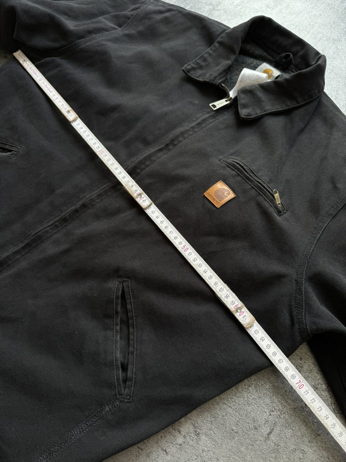 Carhartt × Vintage Vintage Carhartt Detroit jacket Black 90s Archive Zip Up Size US L / EU 52-54 / 3 - 21 Thumbnail