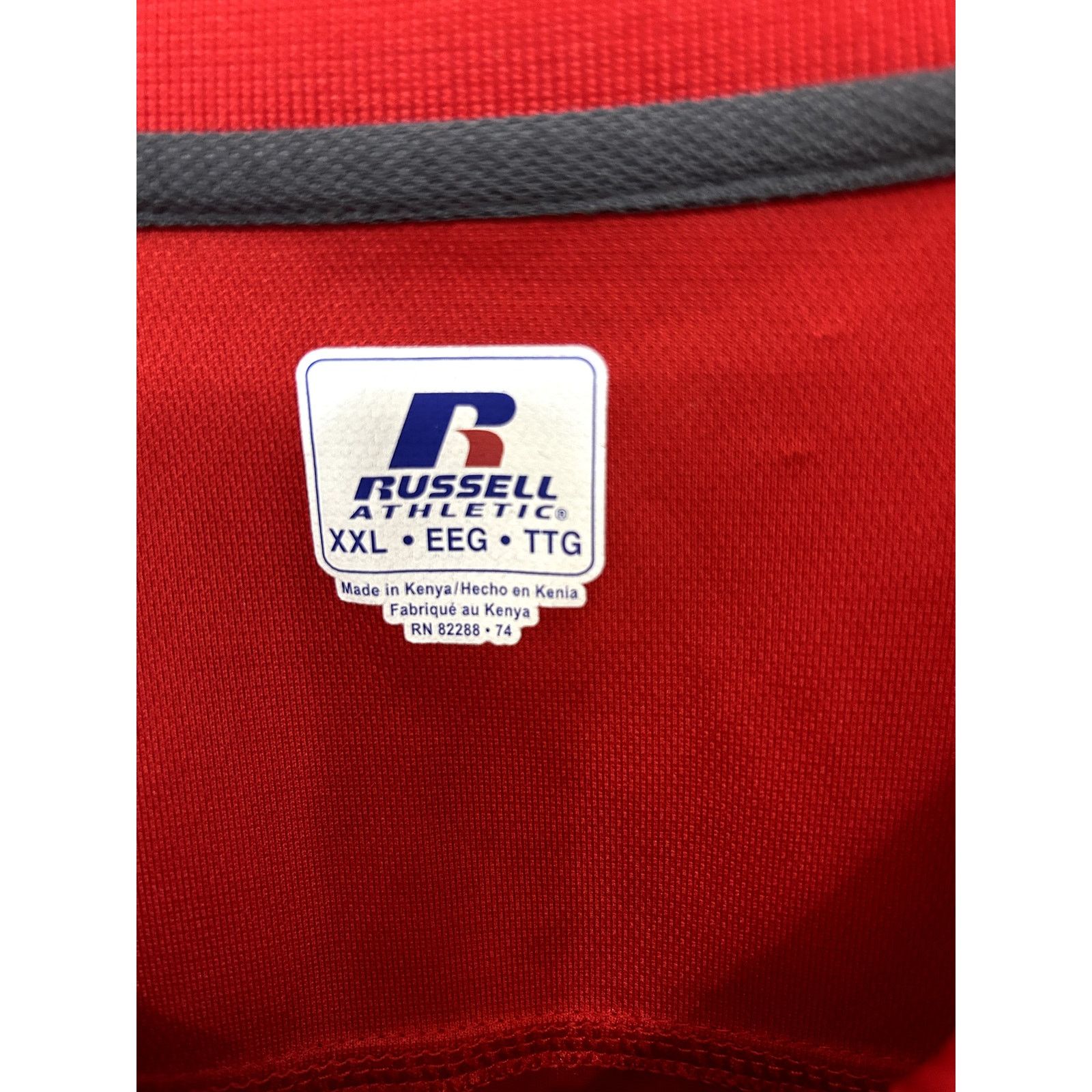 Russell Athletic Russel Red UGA Georgia Bulldogs Polo size XXL Size US XXL / EU 58 / 5 - 2 Thumbnail