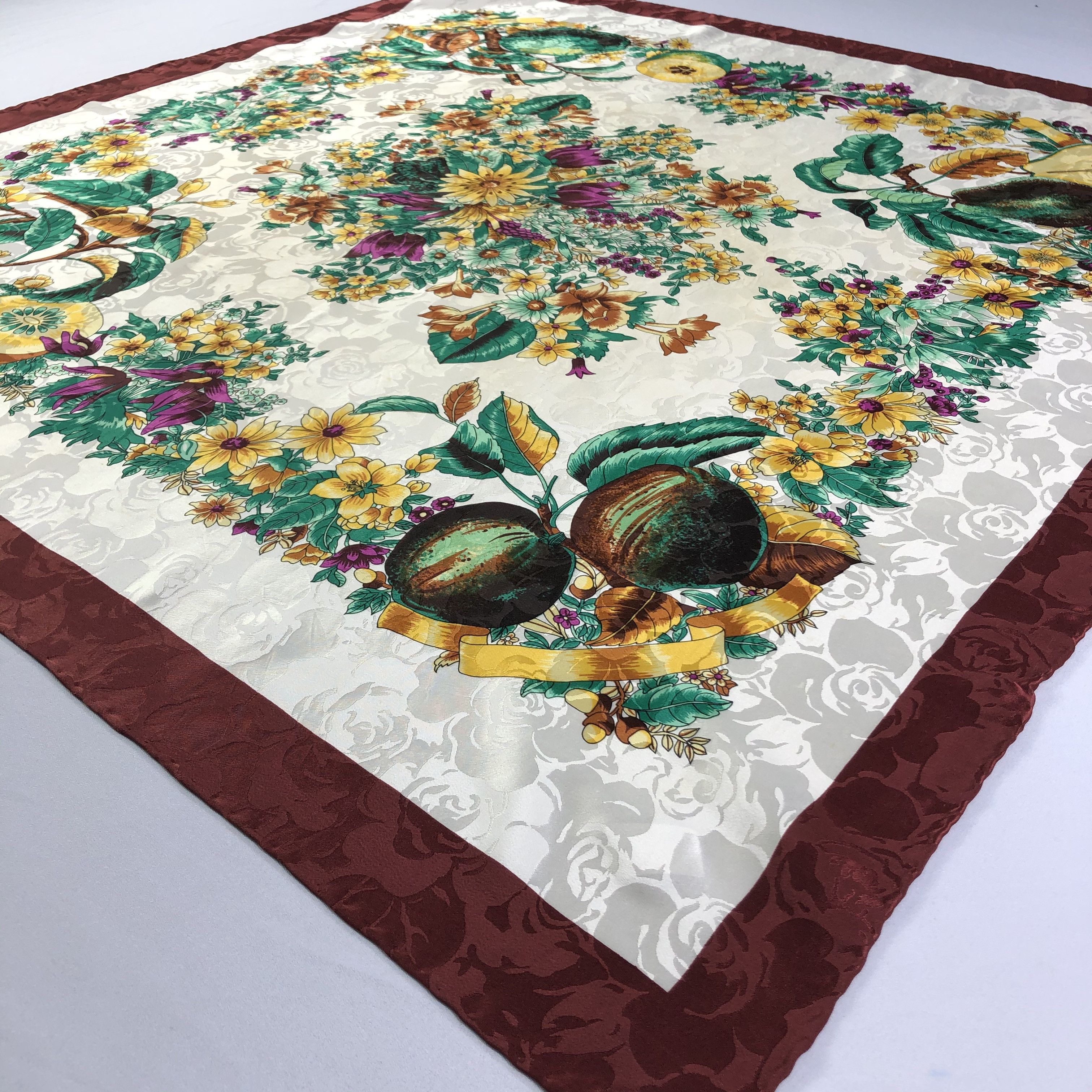 Vintage Vintage Silk Scarf Size ONE SIZE - 3 Thumbnail