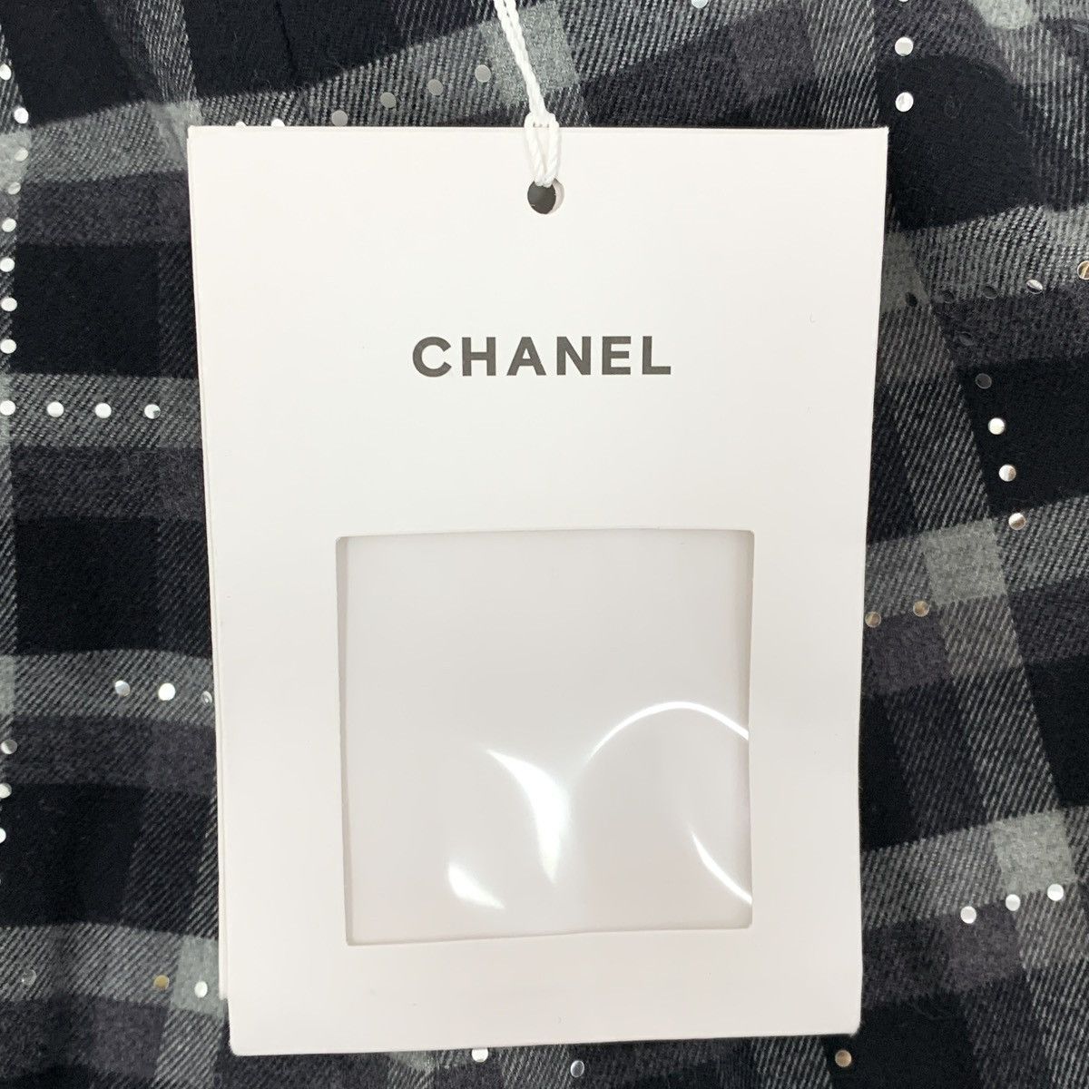Chanel Chanel 21B Black Plaid Cotton Casual Pants K26WX Size 25" / US 0 / IT 36 - 8 Thumbnail
