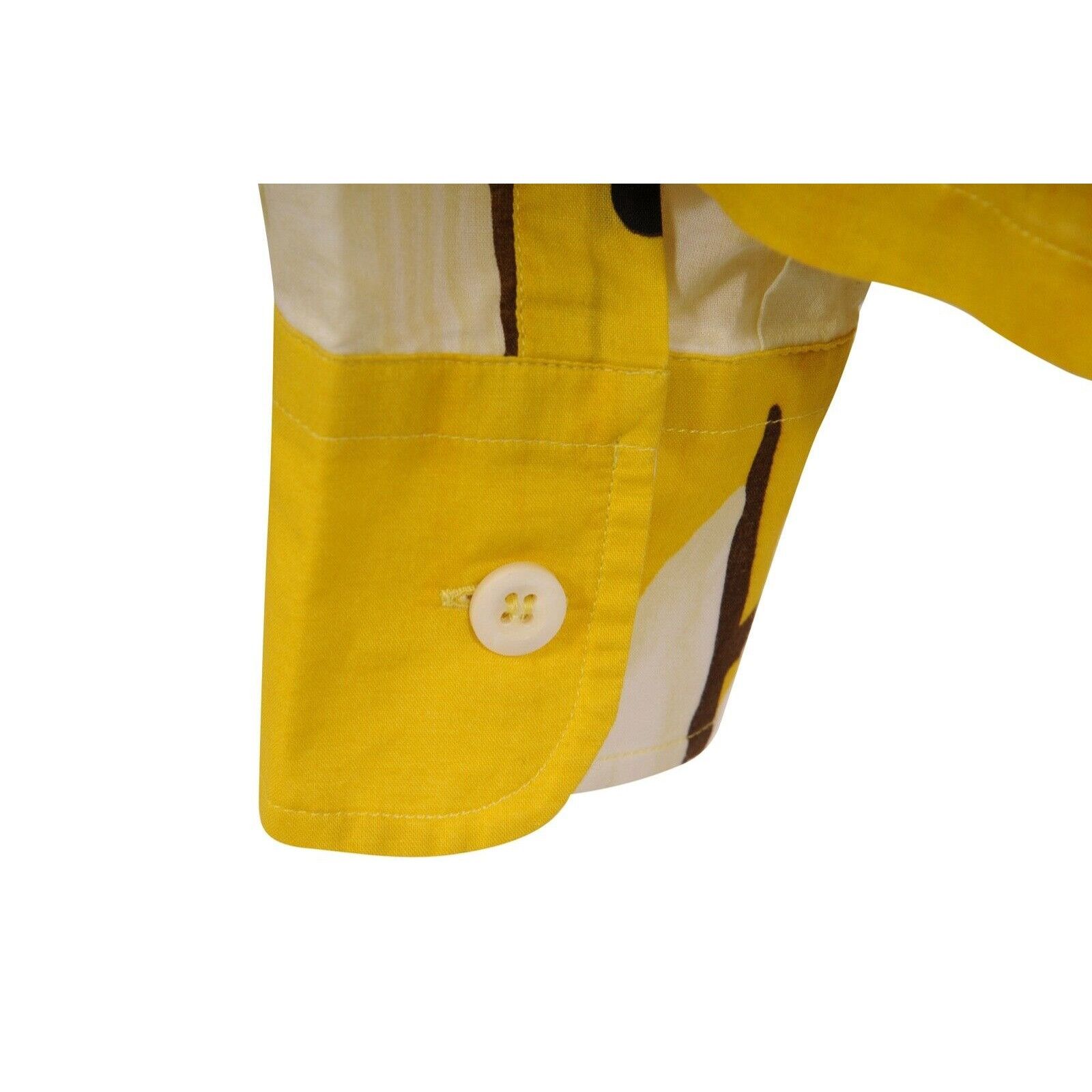 Prada SS05 Sail Boat Bee Yacht Button Down Yellow - 02352 Size US M / EU 48-50 / 2 - 8 Thumbnail