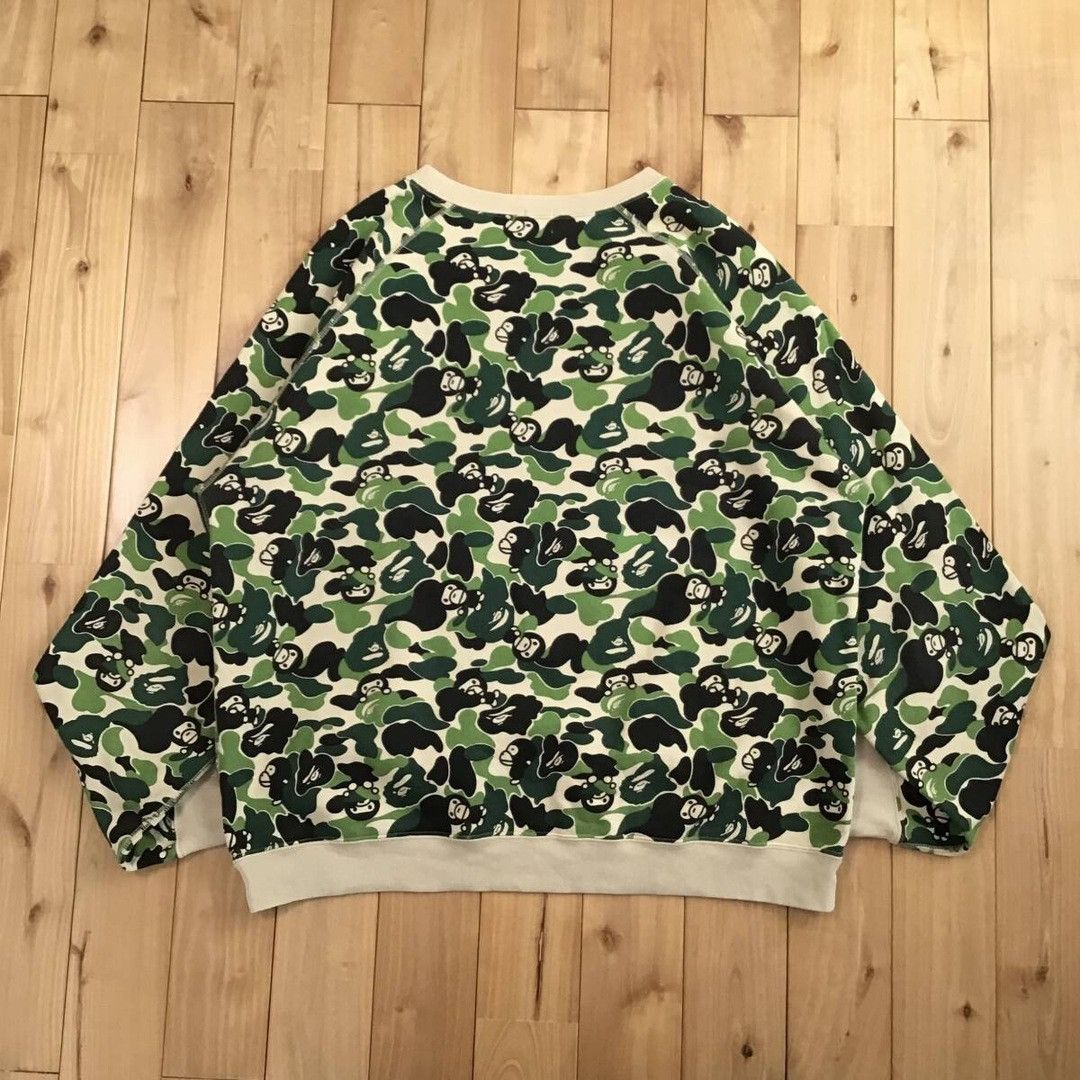 Bape BAPE Milo ABC Camo Green Sweat shirt a bathing ape NIGO Size US L / EU 52-54 / 3 - 4 Thumbnail