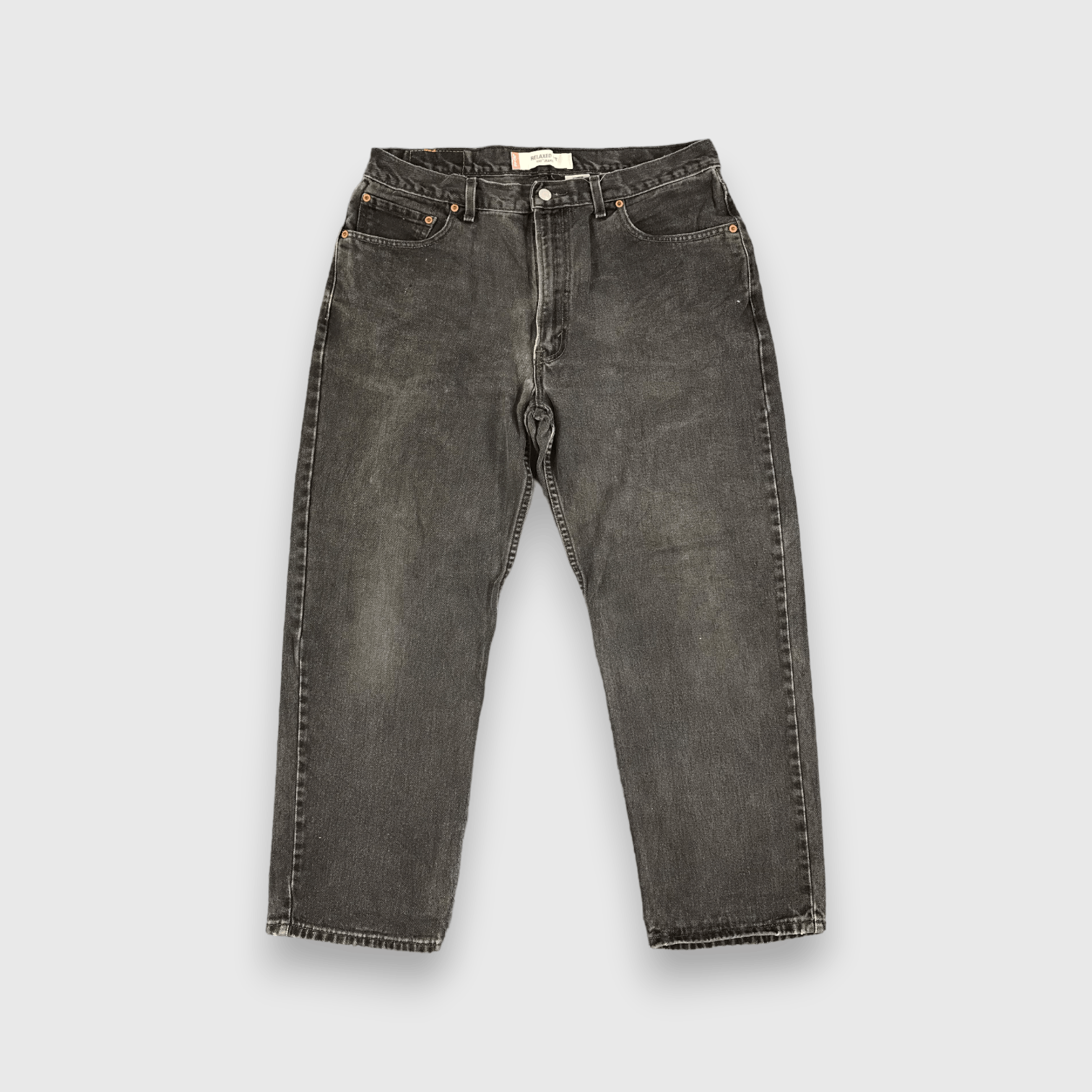 Levi's Vintage Levis 550 Jeans Faded Black Levi's Denim -J812 Size US 35 - 1 Thumbnail