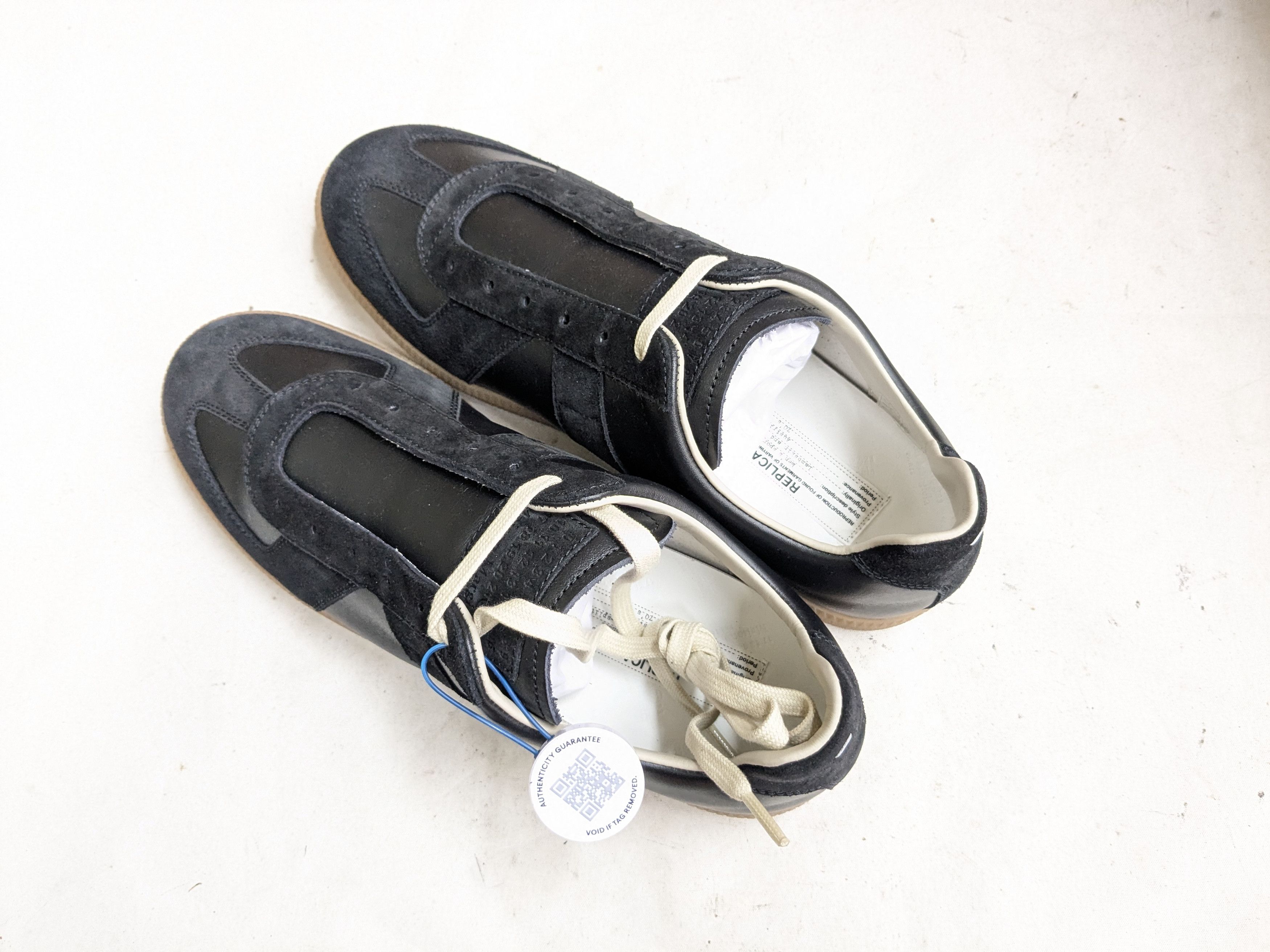 Maison Margiela Maison Margiela Replica GAT Black 11 44 Gum Low Tops Size US 11 / EU 44 - 12 Thumbnail