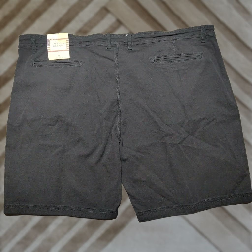 Vintage American Threads Men Shorts 44 Black Garment Dye Cotton Stretch 9" NEW Size US 44 / EU 60 - 1 Thumbnail