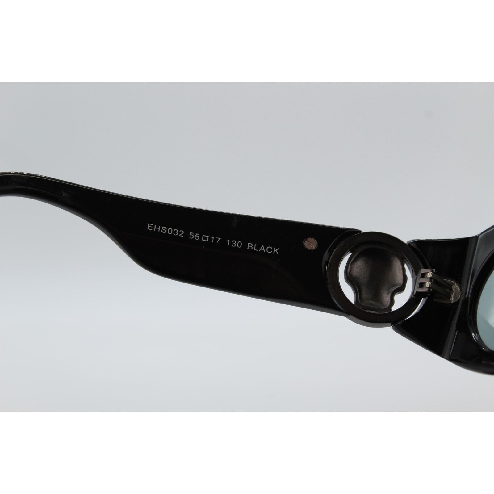 Ed Hardy Ed Hardy EHS032 Black Rhinestone Skull Sunglasses 55-17-130 Size ONE SIZE - 6 Thumbnail
