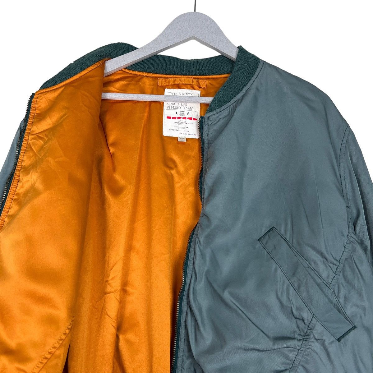 MOUSSY 🔥 RIOT RIOT MOUSSY BRAVE HAVE NO GUNS BOMBER JACKET Size US L / EU 52-54 / 3 - 10 Thumbnail