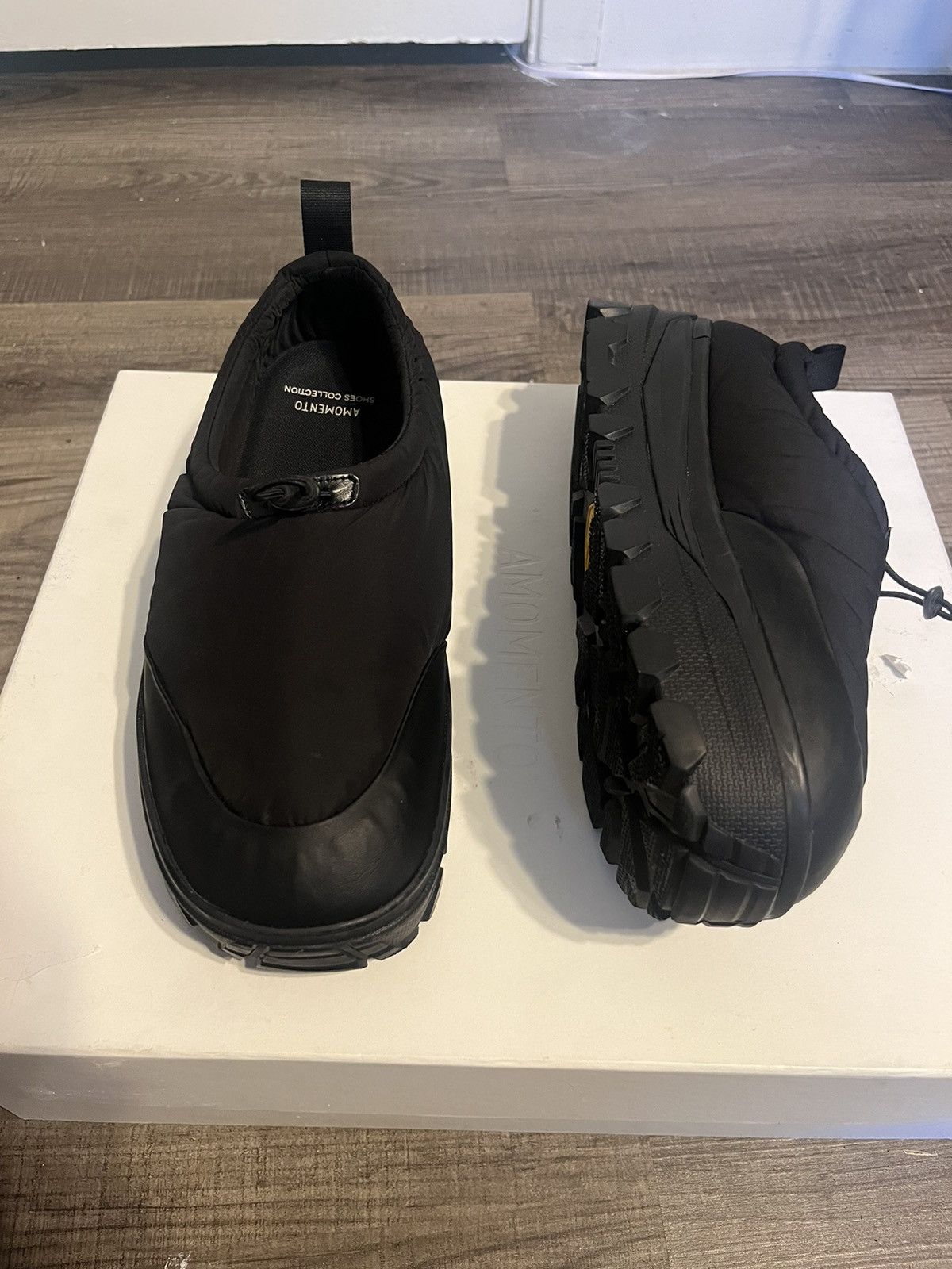 AMOMENTO AMOMENTO padded slip on sneakers with vibram sole